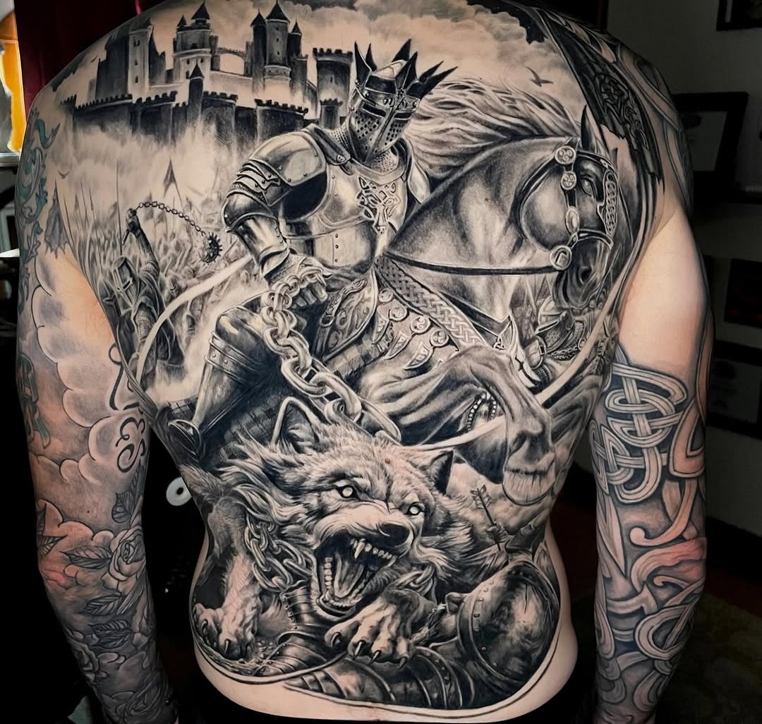 Tattoo work at Three Rivers Tattoo Convention 2026