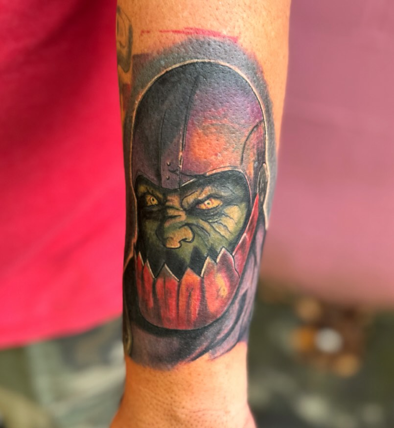 Tattoo by @chrisadkinstattoos — realism, black_and_grey