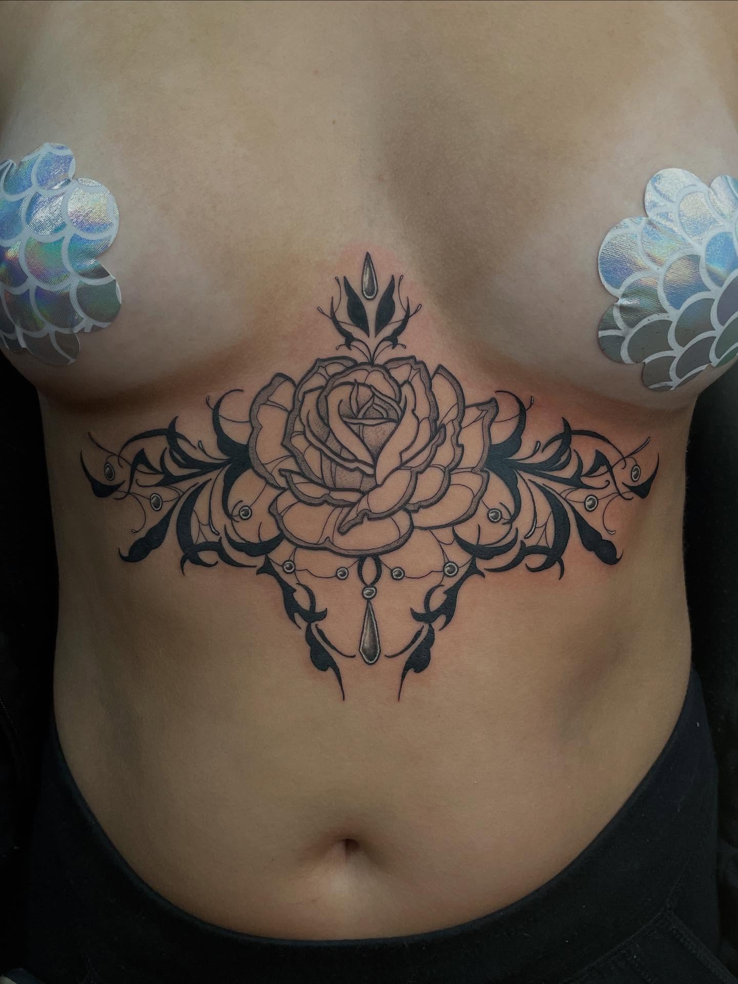 Tattoo by @thekaityfacetattoos β black_and_grey