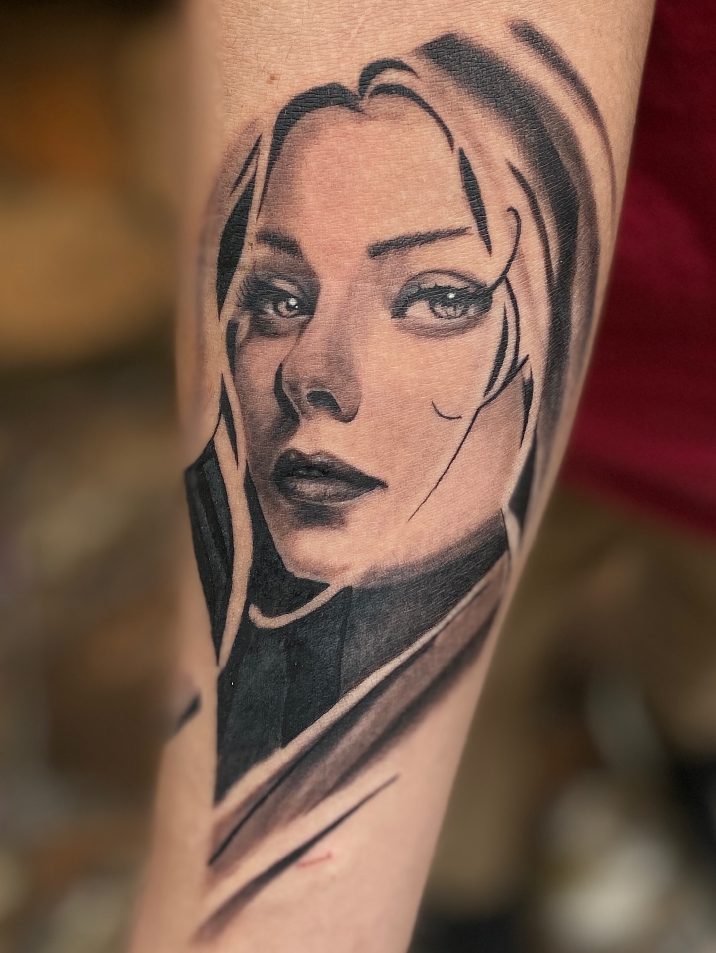 Tattoo by @sebastrussy — realism, dark_realism