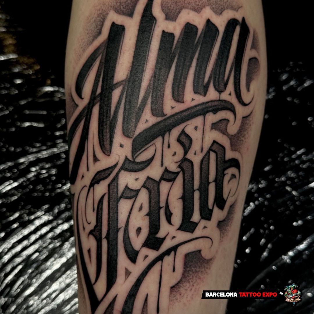 Tattoo by @angelstat2 — lettering_script