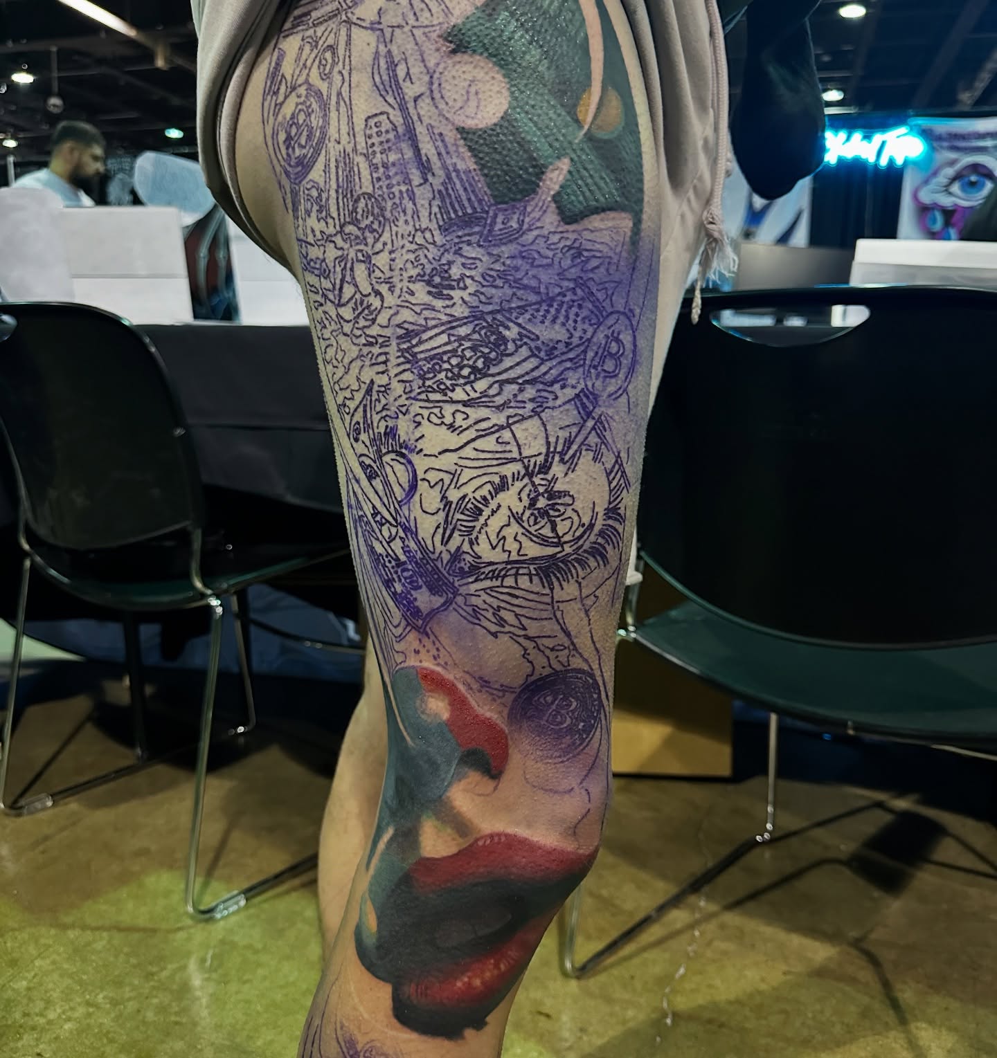 Tattoo by @herna.the.machine — dotwork, realism