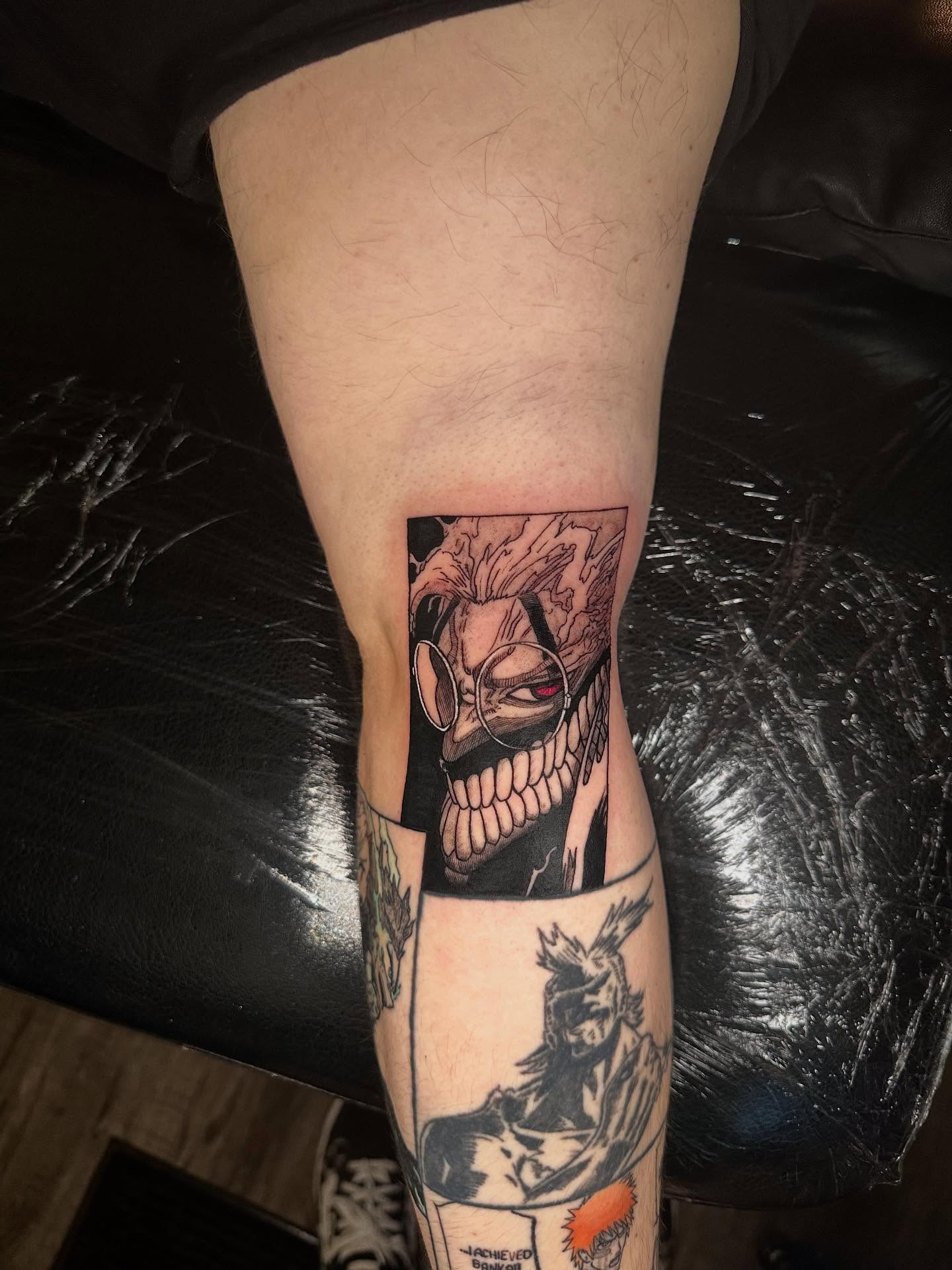 Tattoo by @damon.d.tattoos — anime