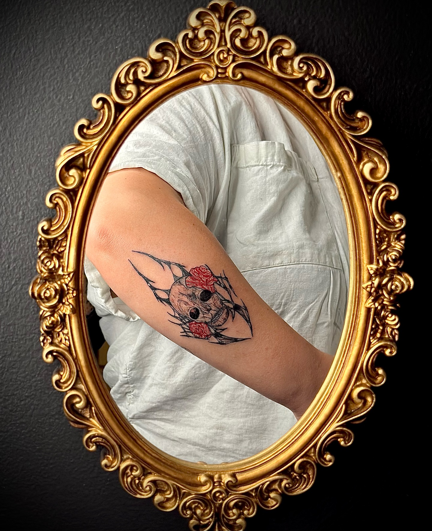 Tattoo by @alchemillia.tattoos — neo_traditional, dark_realism