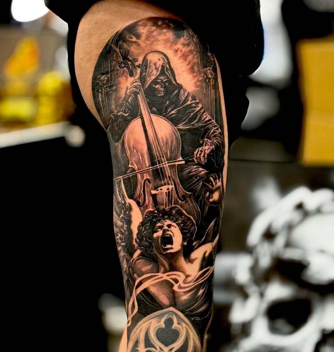 Tattoo by @tattoozby_jayb — realism, dark_realism