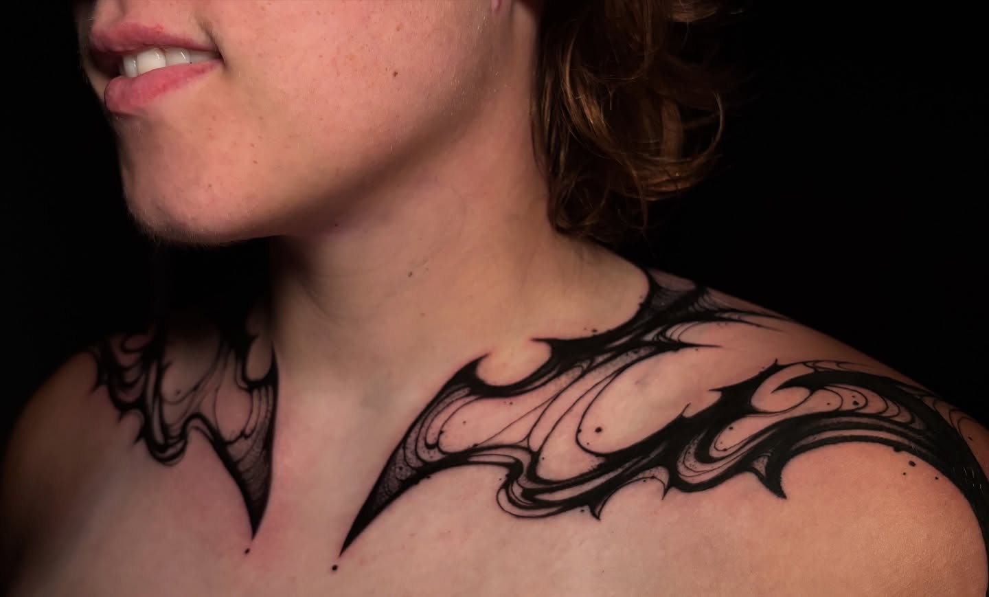 Flame tribal tattoo on the shoulder by π―πππππ