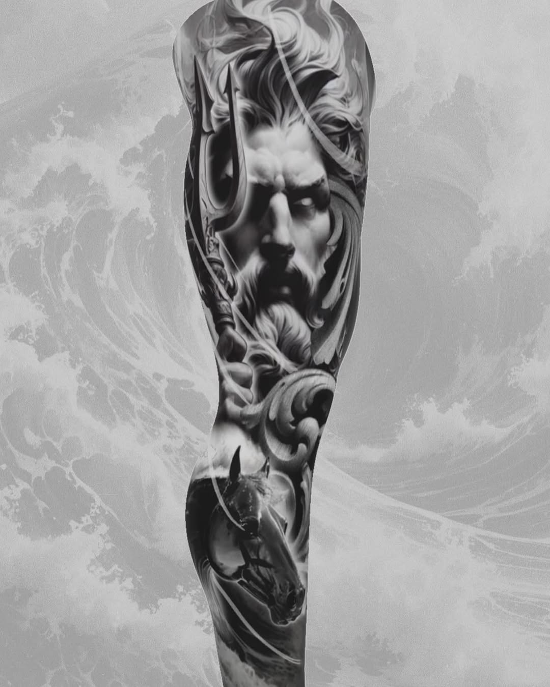 Tattoo by @bigheadtattoo — realism, black_and_grey