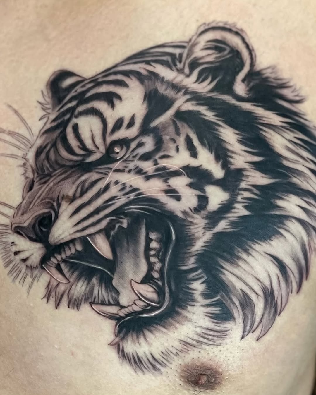Tattoo by @bigheadtattoo — realism, black_and_grey