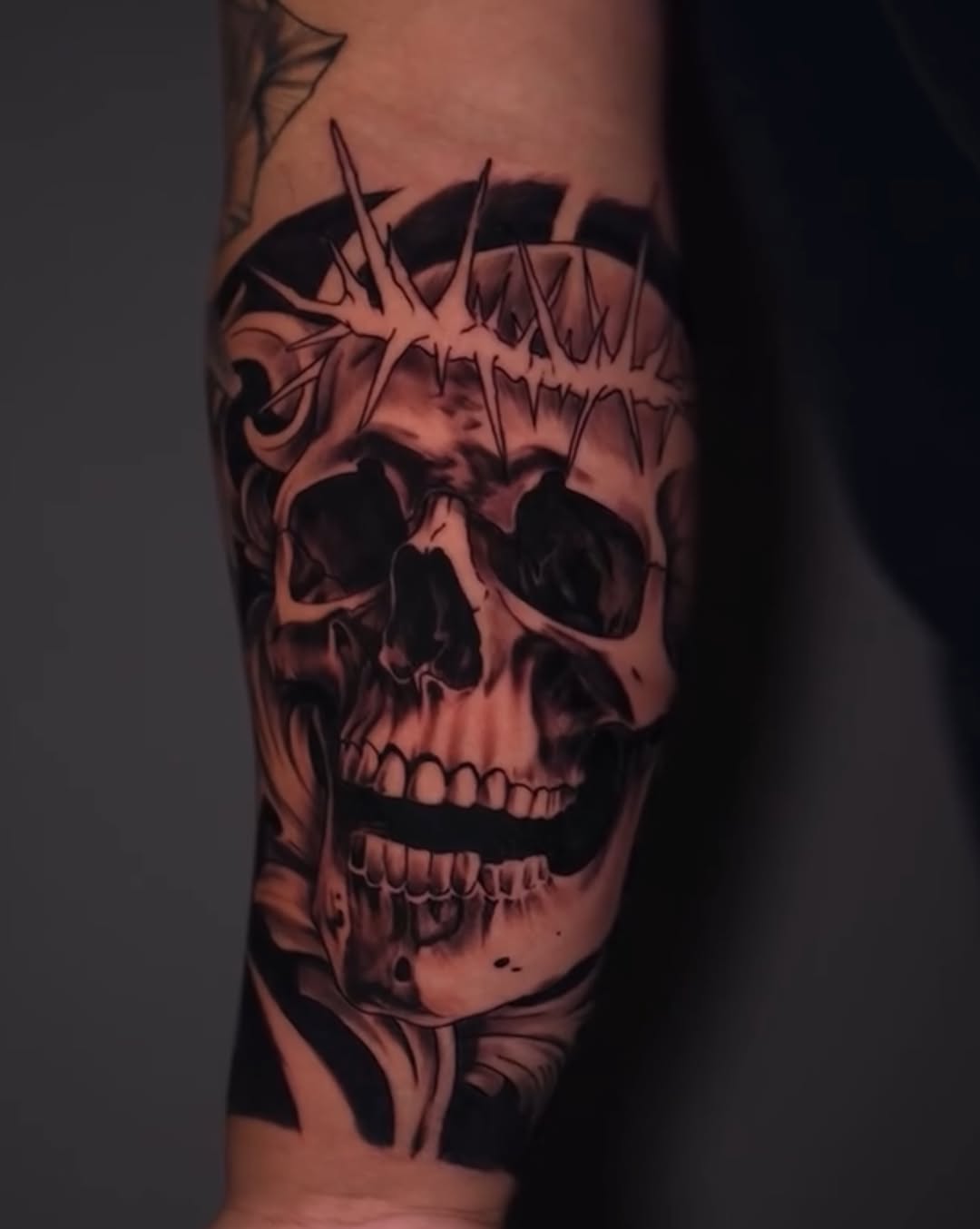 Tattoo by @bigheadtattoo — realism, black_and_grey
