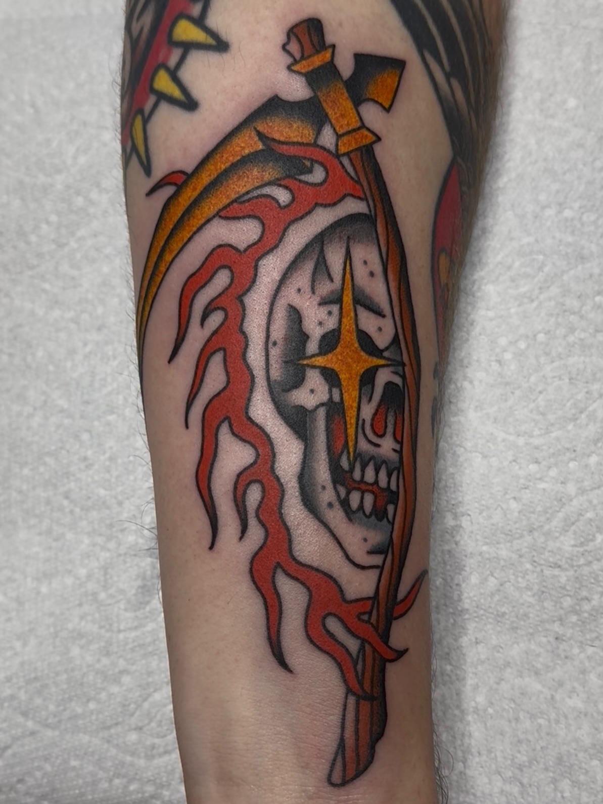 Tattoo by @lafacetattoos — american_traditional
