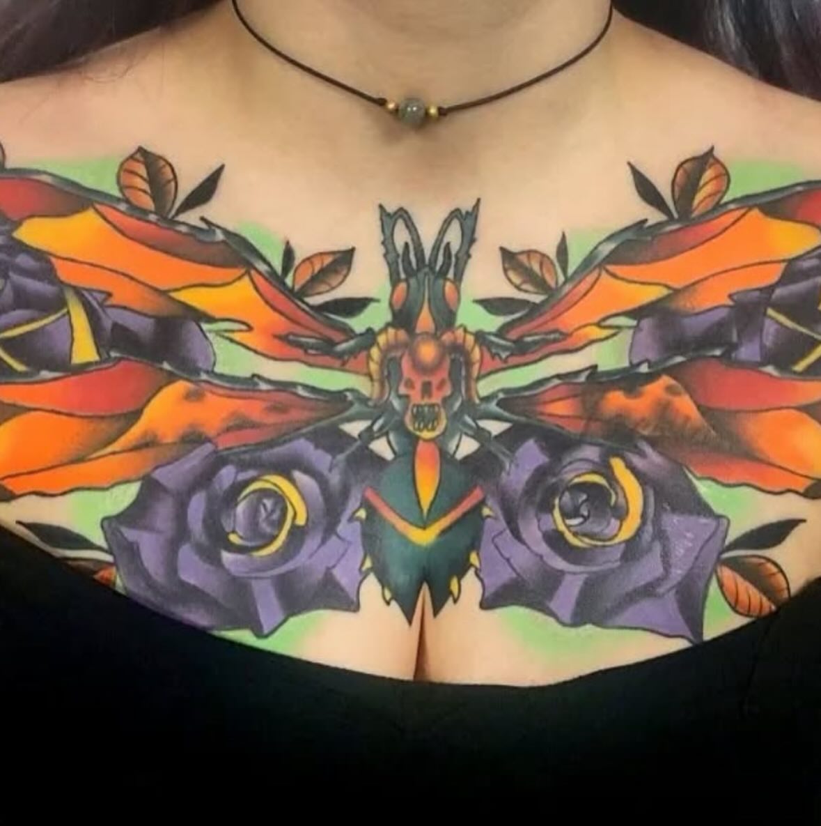 Tattoo by @levi_tattoos — american_traditional, dark_realism