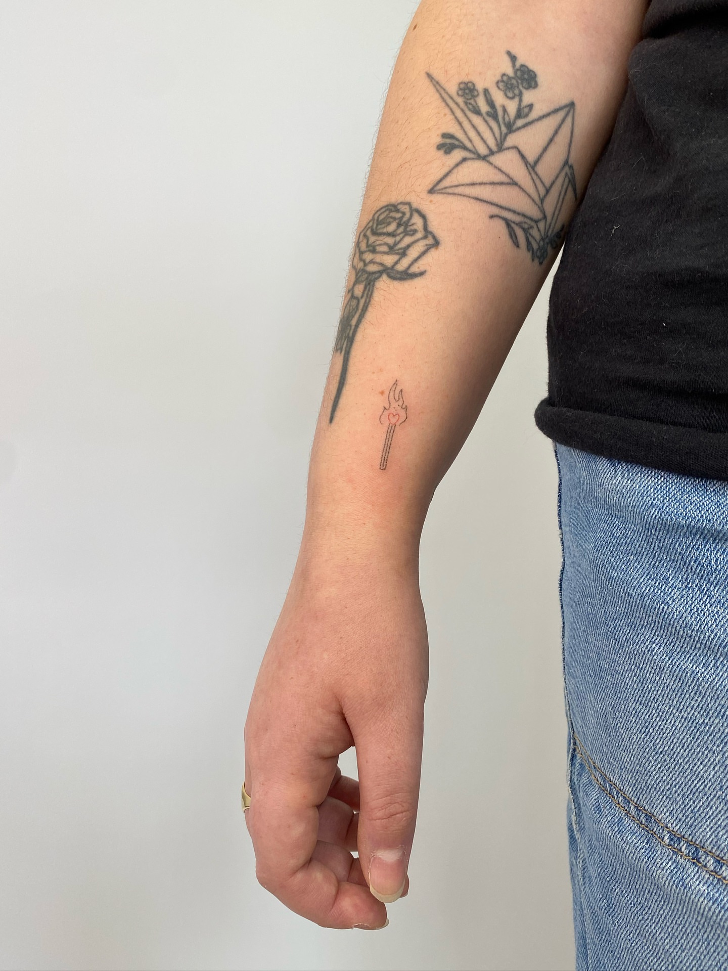 Tattoo by @pokyopokyo — black_and_grey