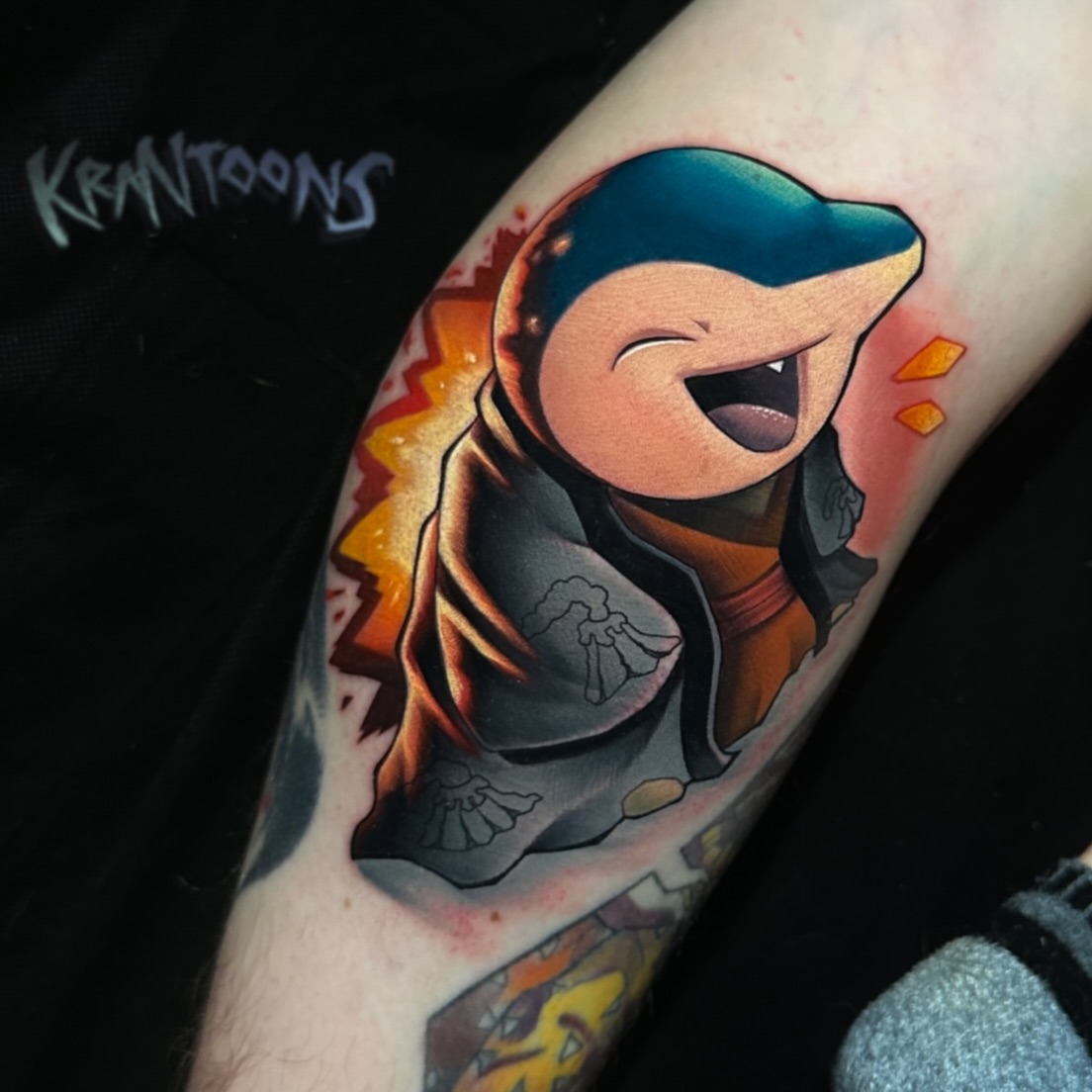 Tattoo by @krantoons — anime