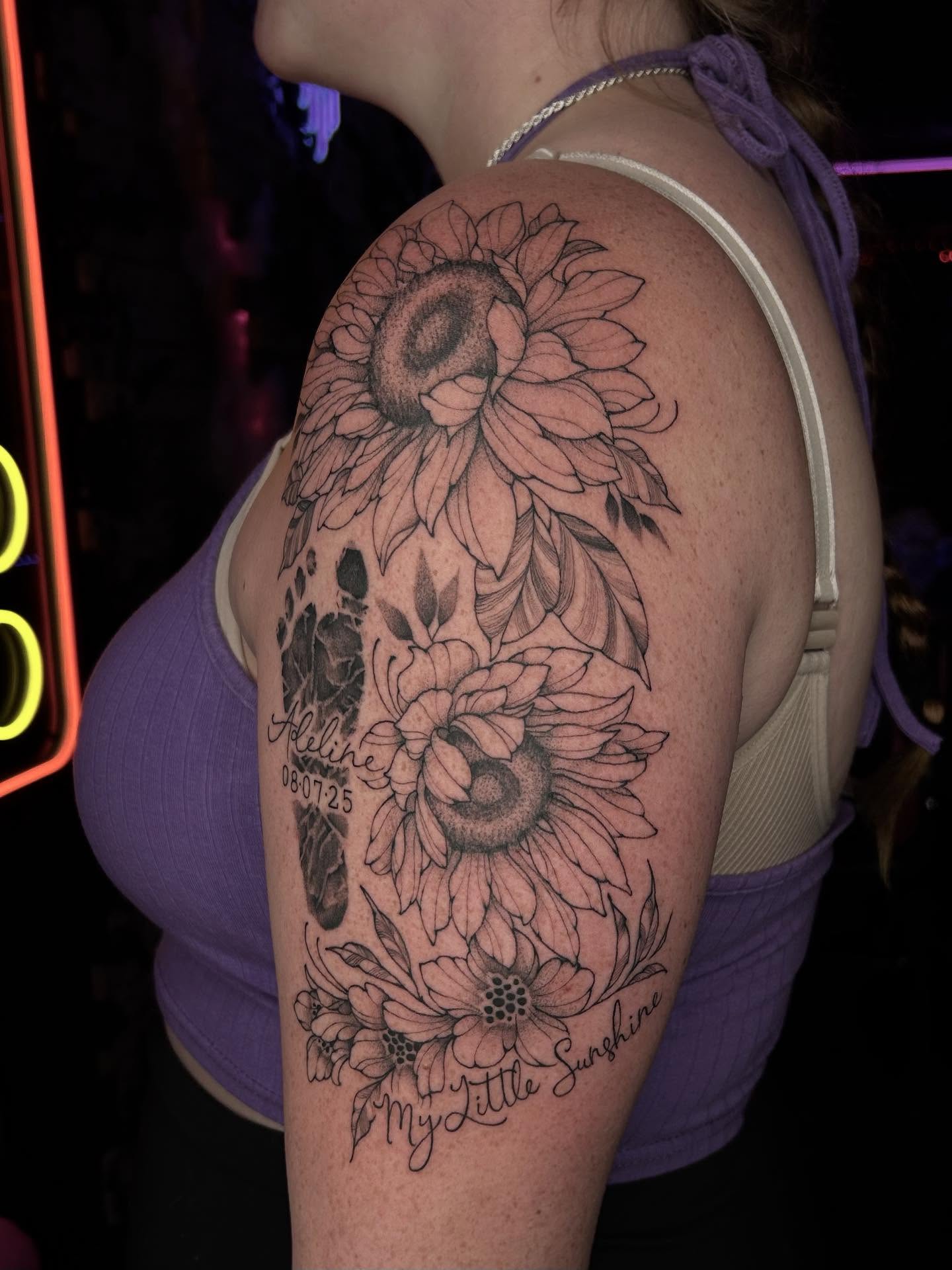 Tattoo by @petaltattoo โ black_and_grey, realism