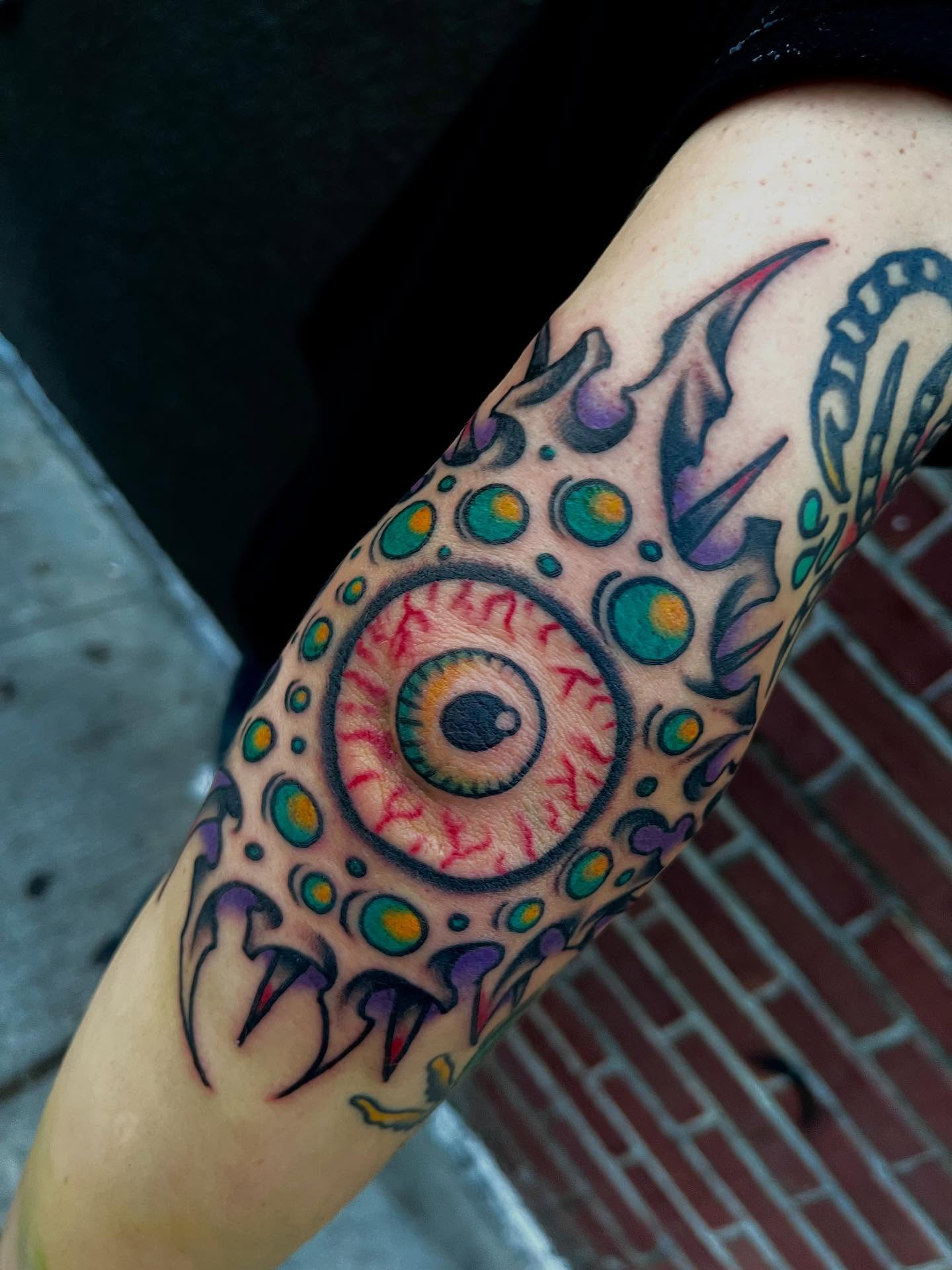 Tattoo by @elliot.liedgren — dotwork, geometric