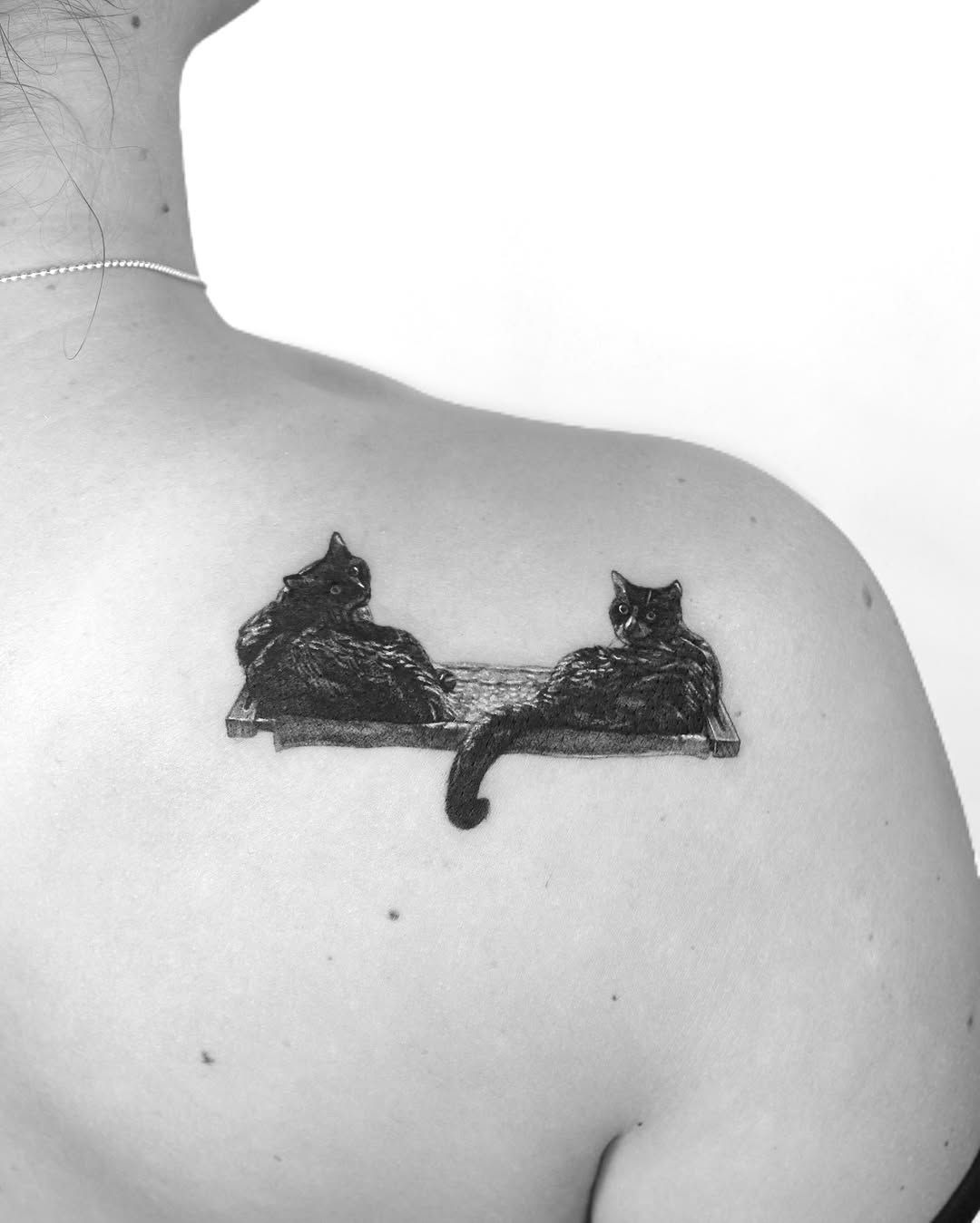 Tattoo by @tatmostat — realism, black_and_grey