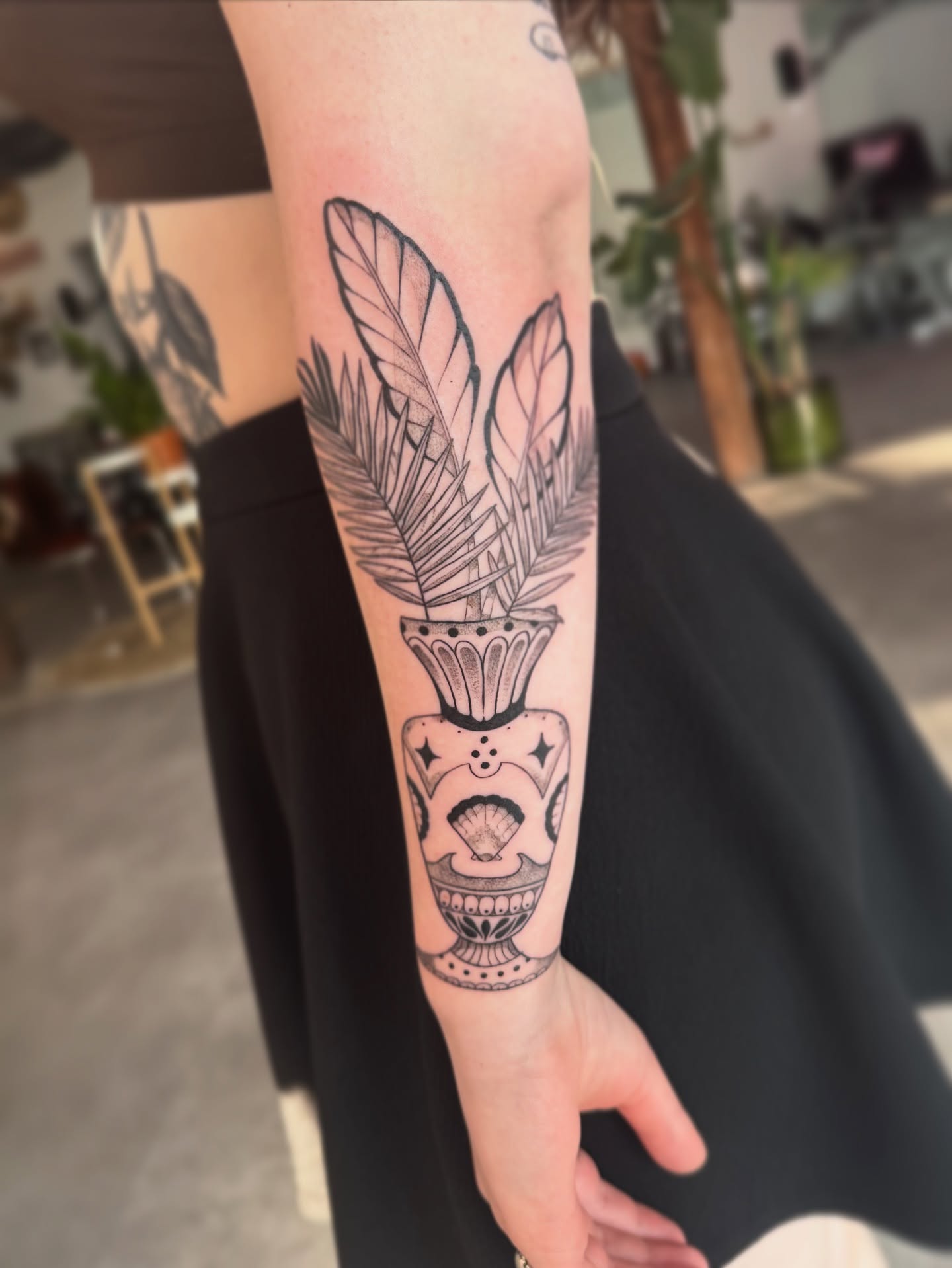 Tattoo by @mollyjonestattoo — black_and_grey