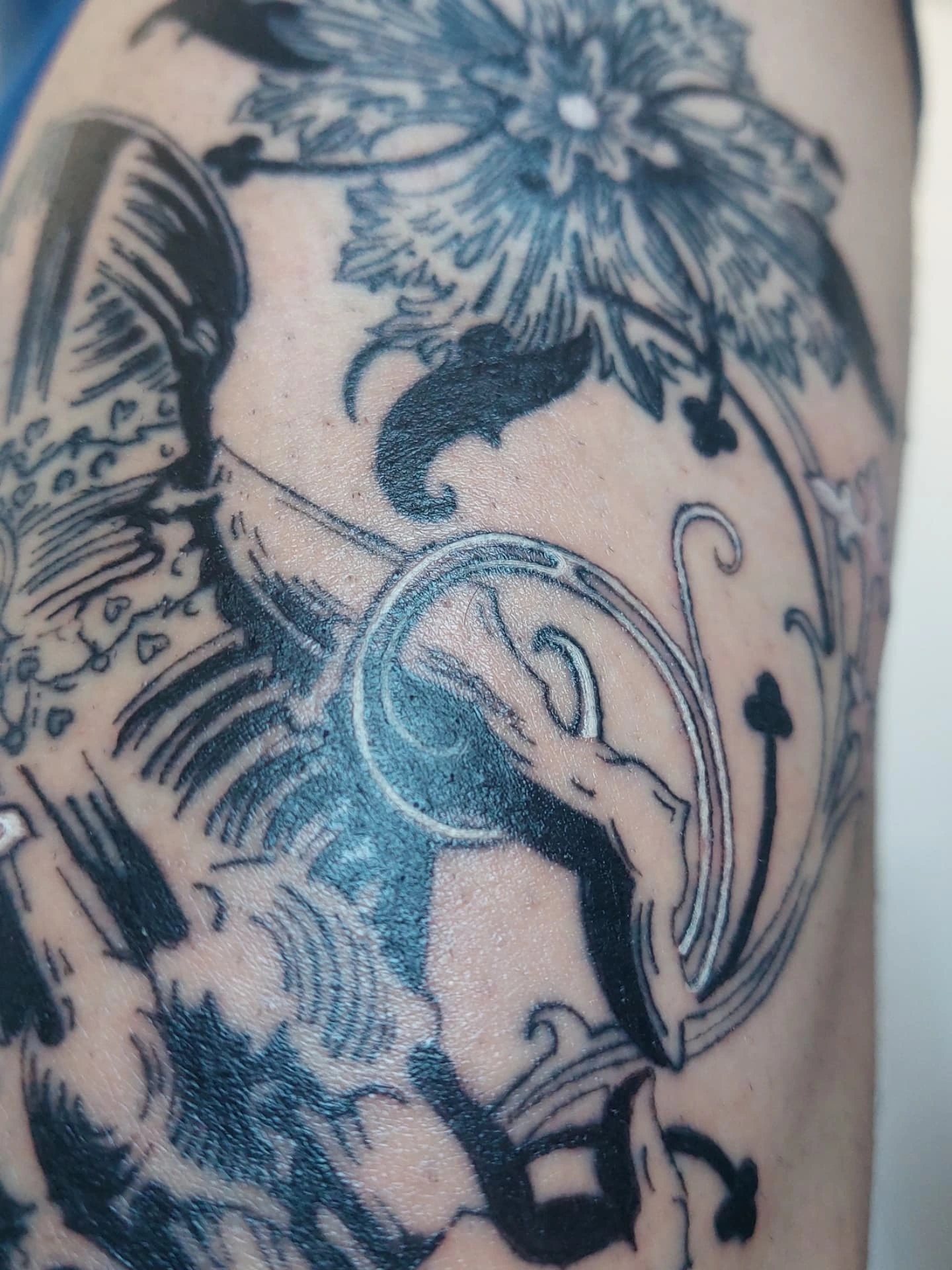 Tattoo by @dazorath — black_and_grey