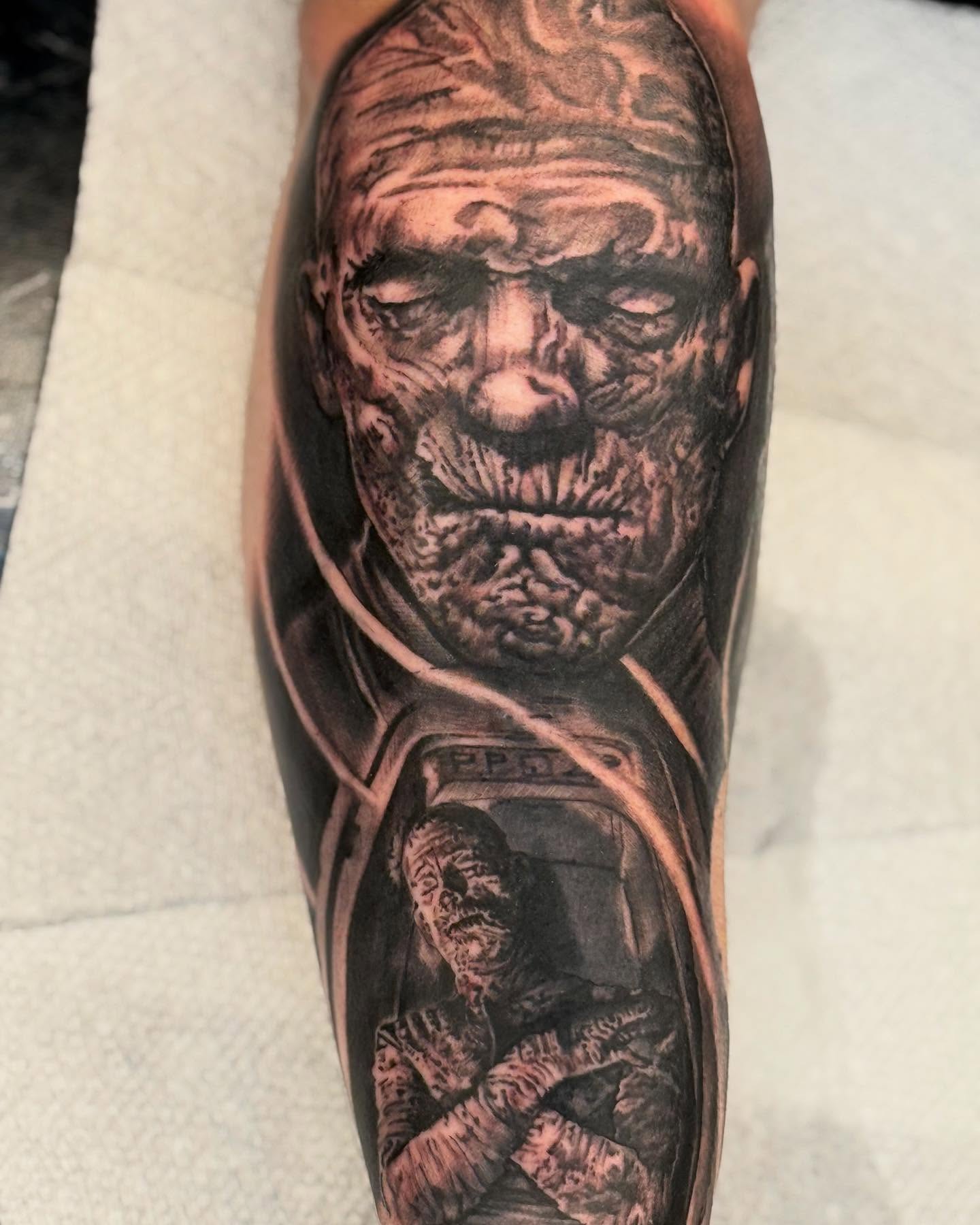 Tattoo by @frankdemao — realism, dark_realism