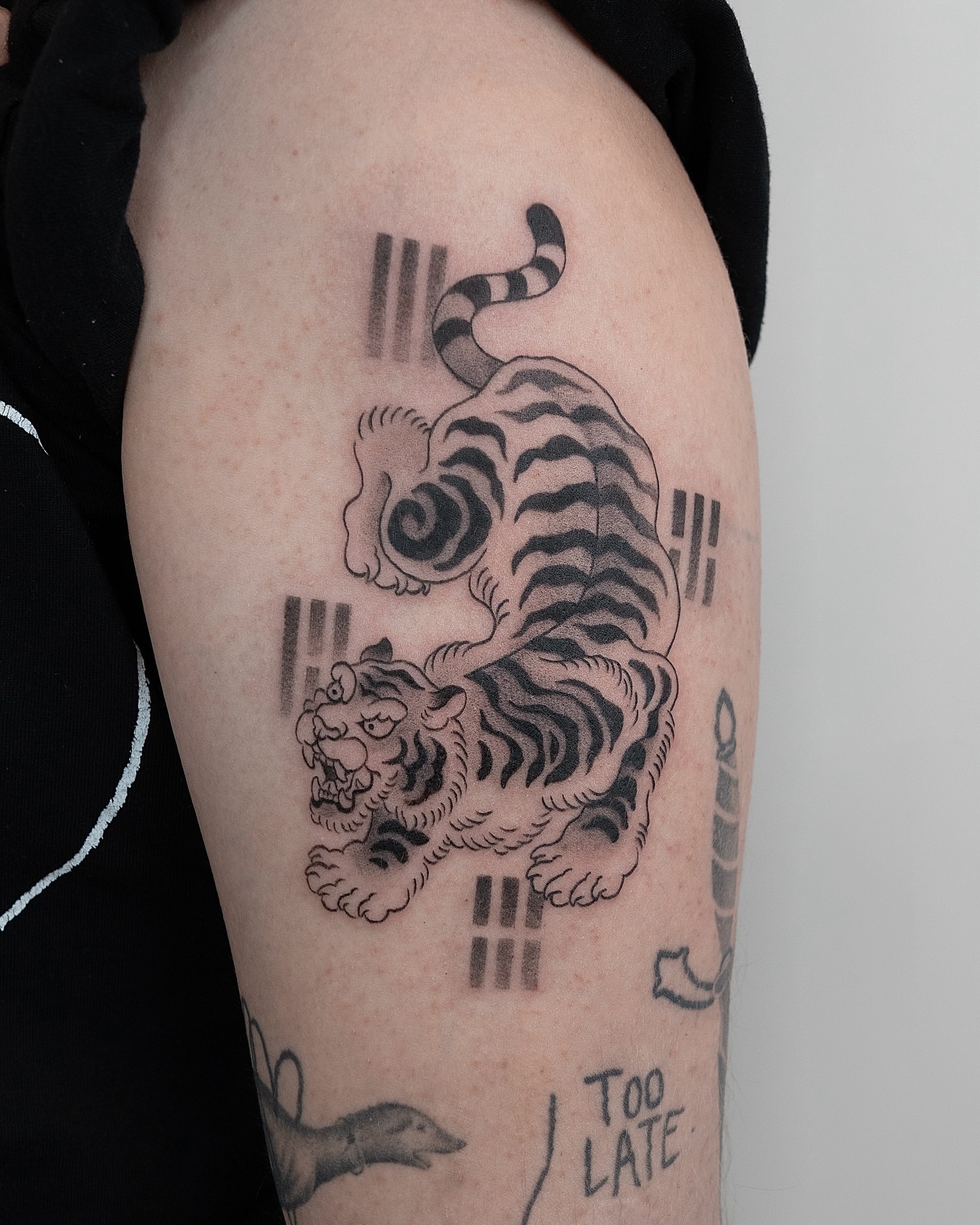 Tattoo by @live_tattooer — black_and_grey