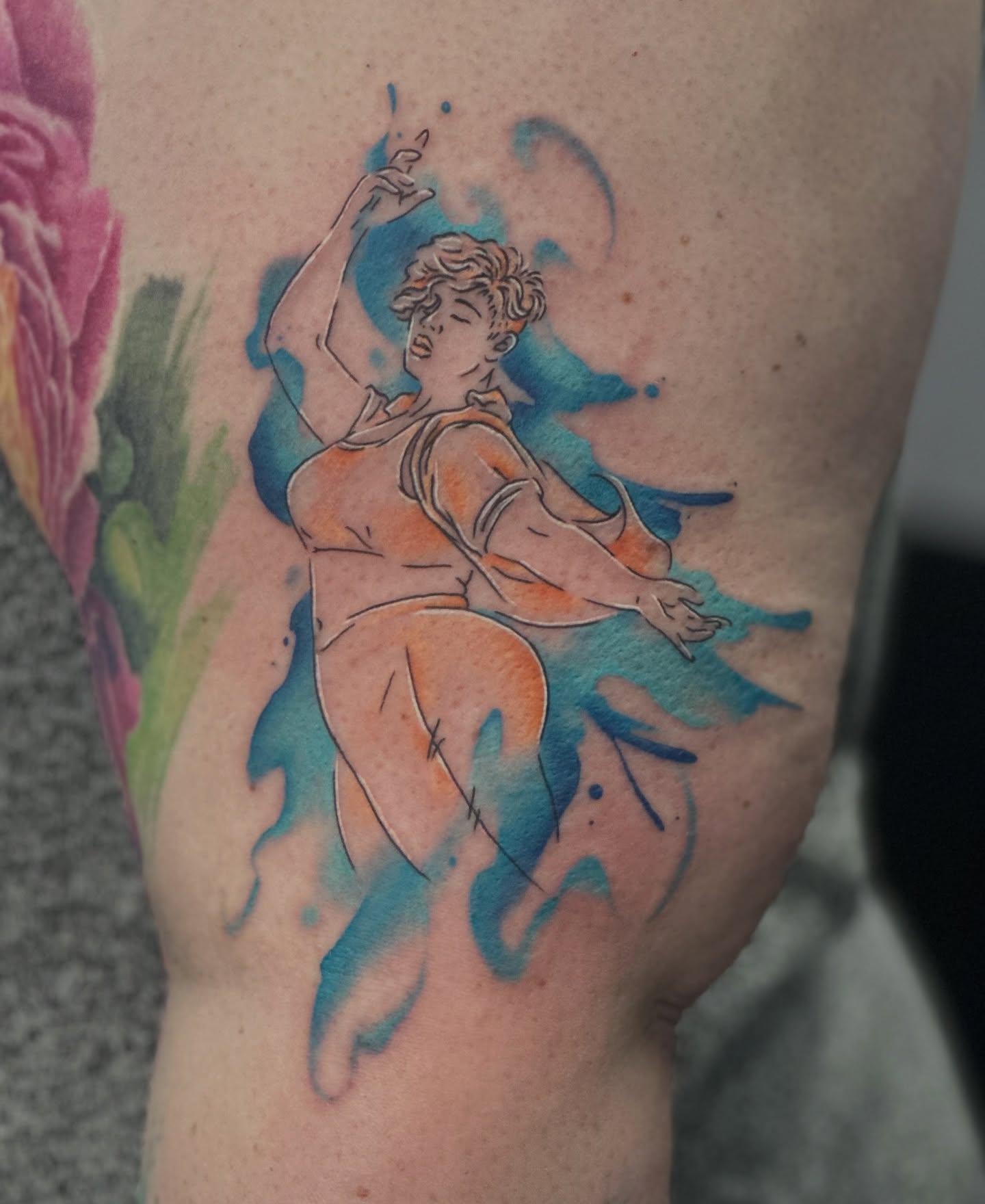 Tattoo by @magglesmcmaggles — watercolor