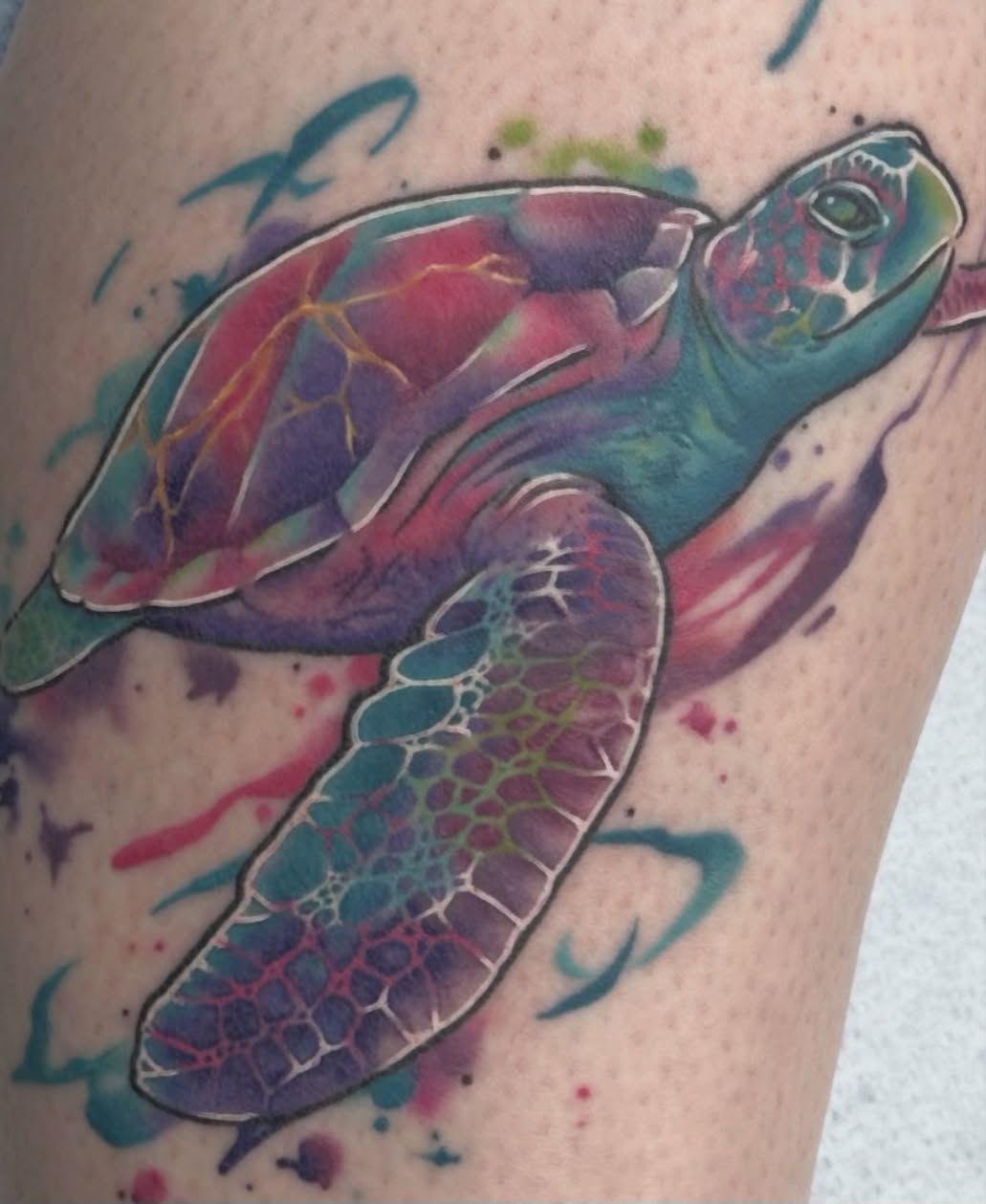 Tattoo by @magglesmcmaggles — watercolor