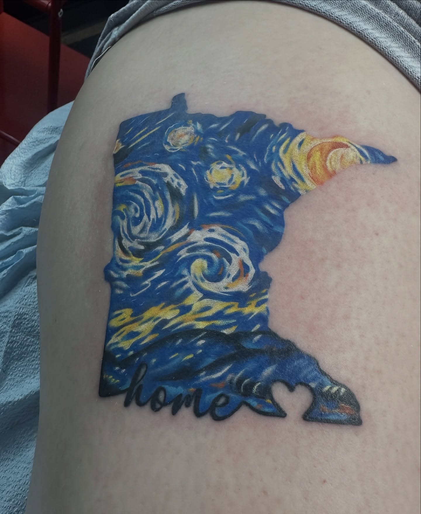 Tattoo by @magglesmcmaggles — dotwork, surrealism