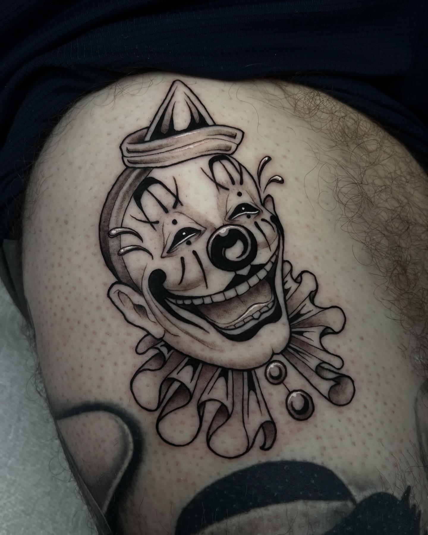 Tattoo by @lordovflies — black_and_grey