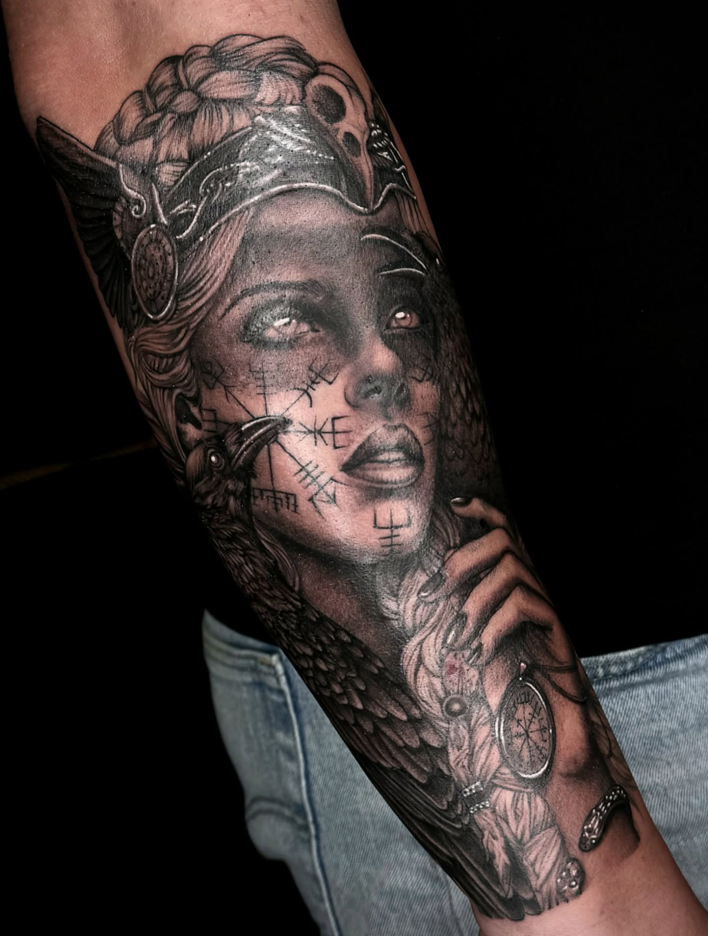 Tattoo by @artofmiguelangelflores — realism, dark_realism