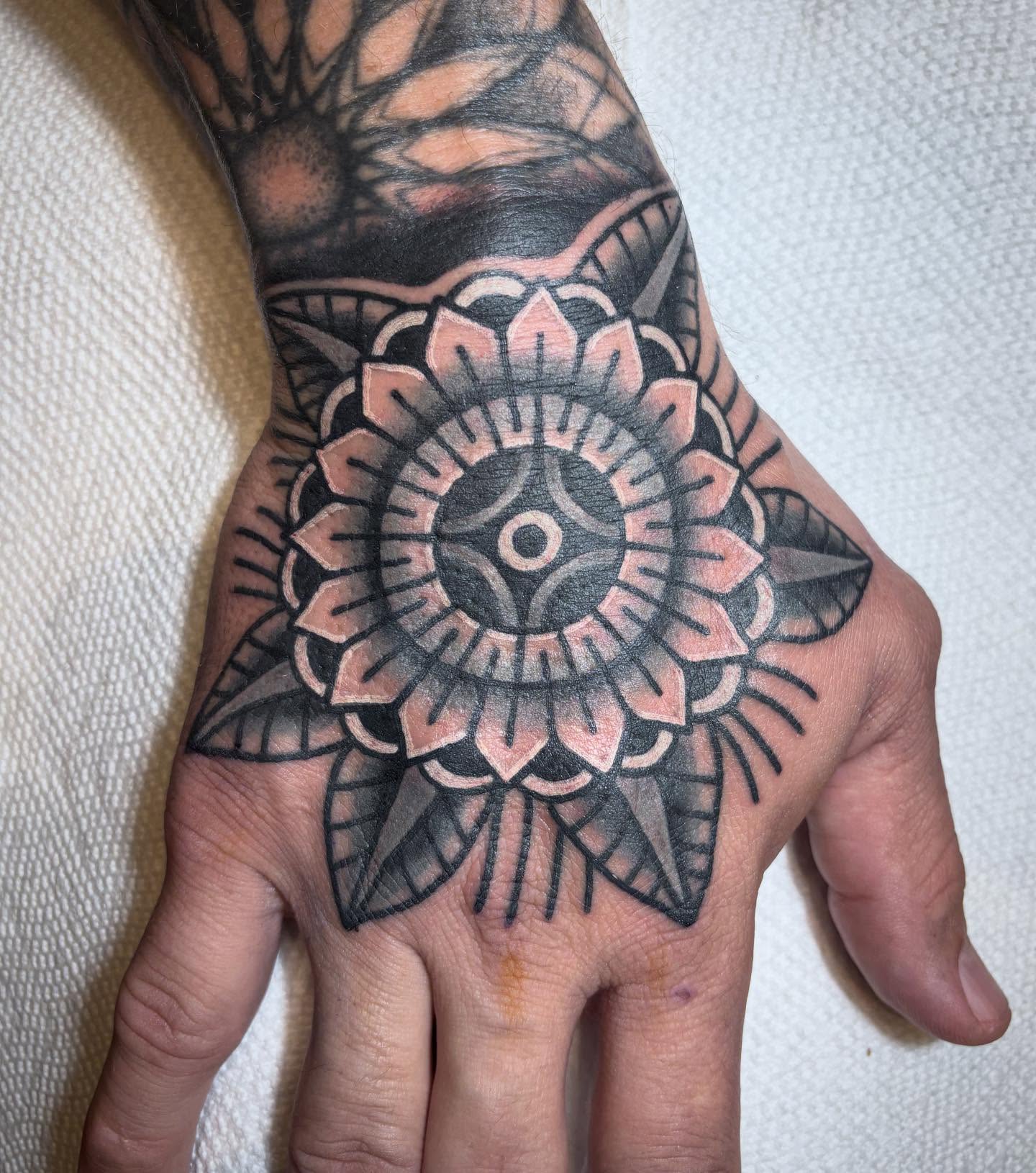 Tattoo by @bobby_ellis_tattooer — geometric