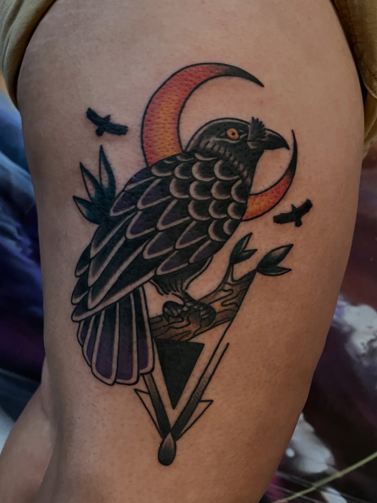 Tattoo by @ingrid_elaine — american_traditional, geometric
