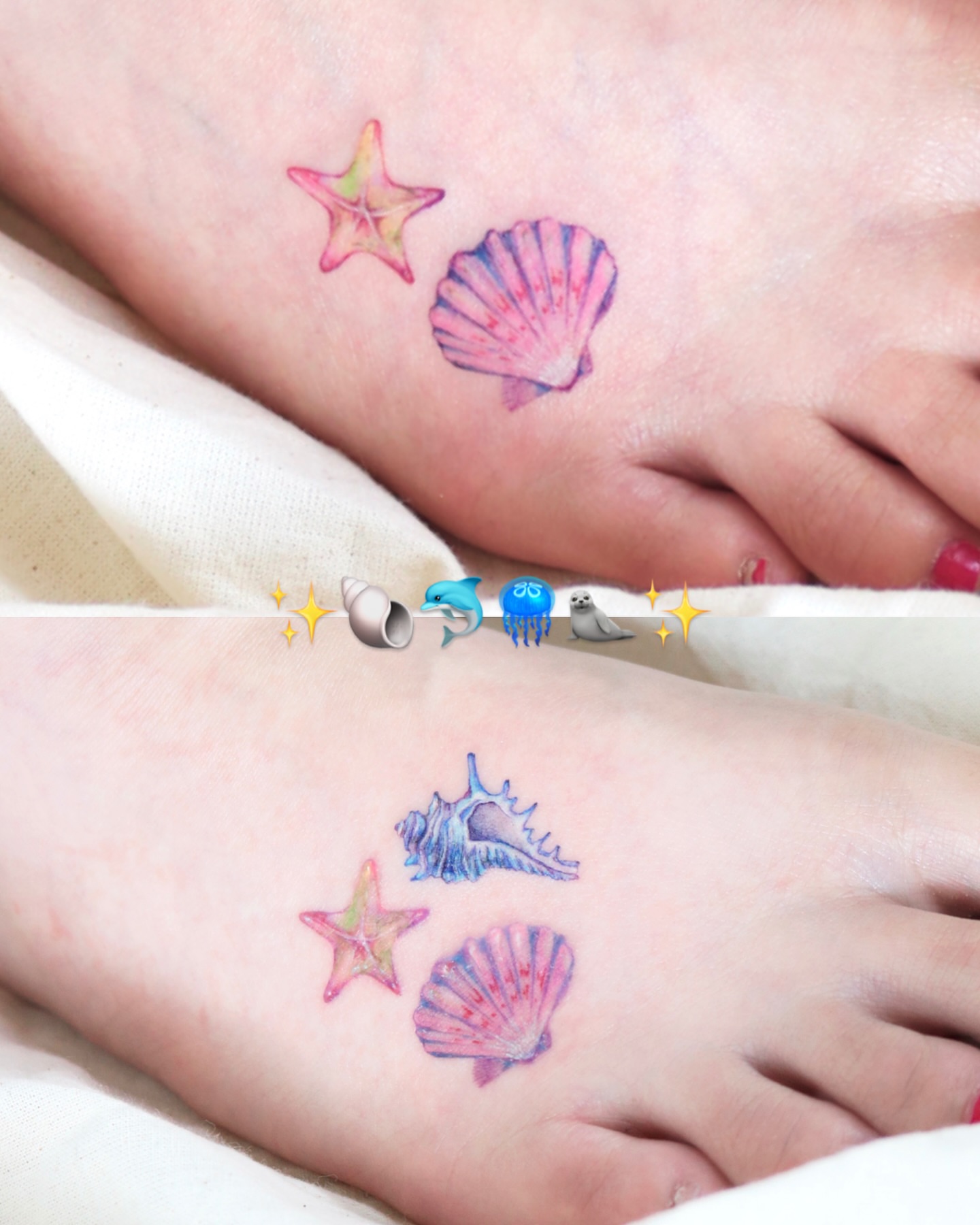 Tattoo by @honi_tattoo — watercolor