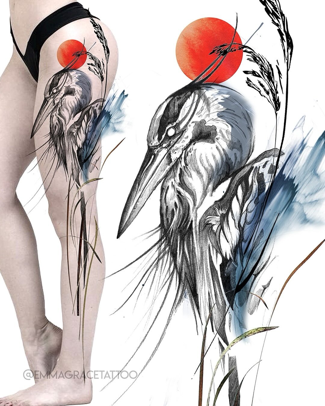 Tattoo by @emmagracetattoo — black_and_grey, realism