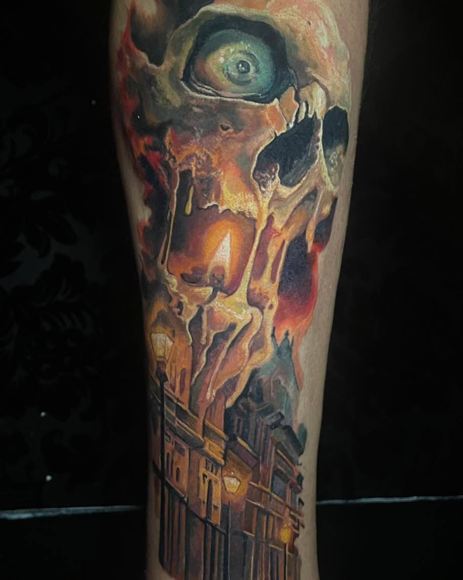 Tattoo by @nikkiharristattoo — realism, dark_realism
