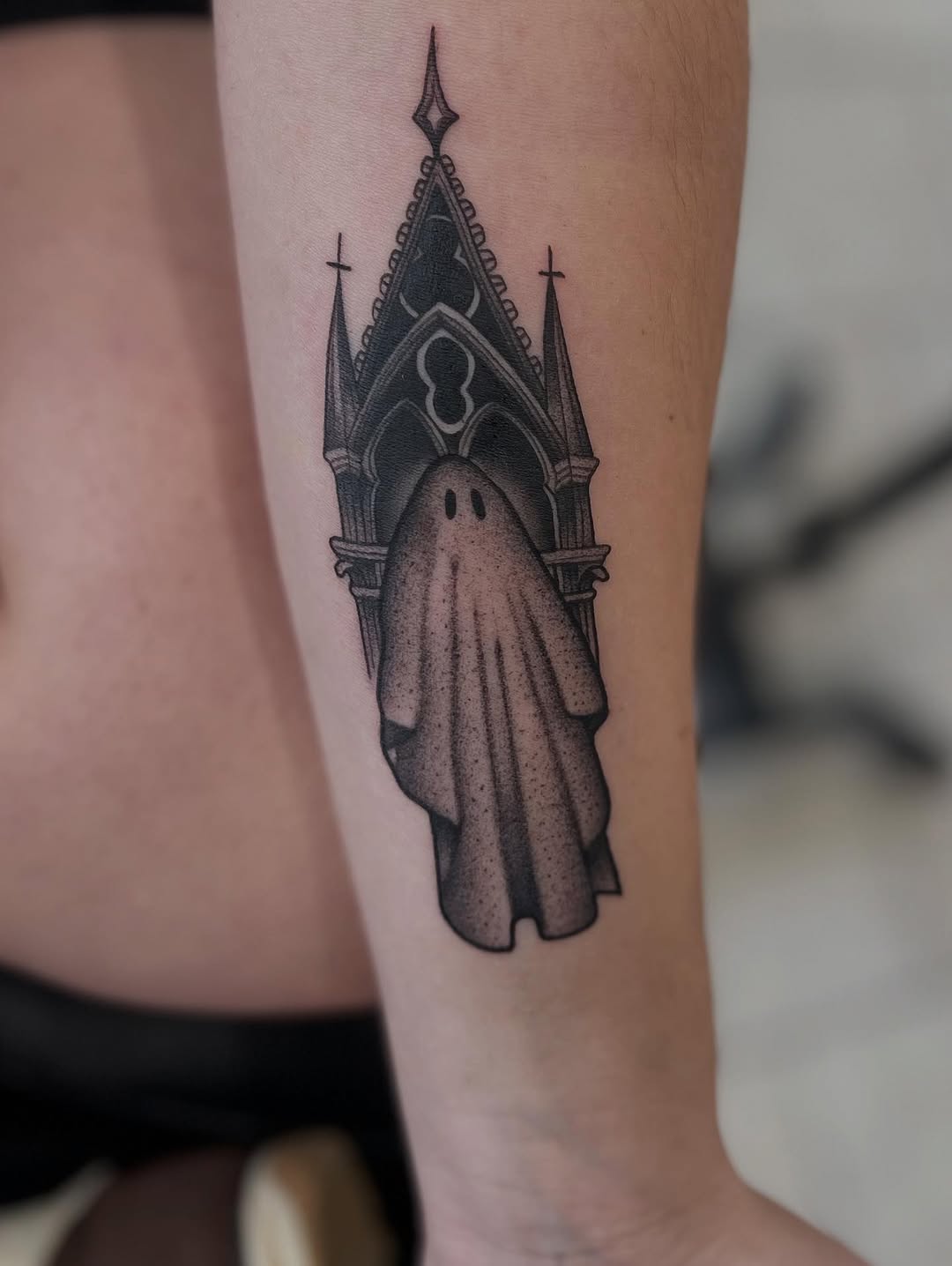 Tattoo by @therealdomgray β black_and_grey, dark_realism