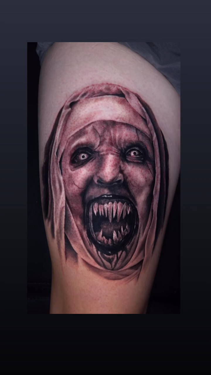 Tattoo by @chanler_tattoos — realism, dark_realism