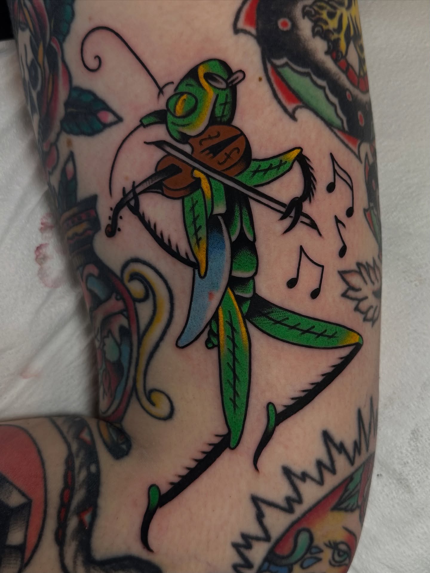 Tattoo by @marshall.gif — american_traditional