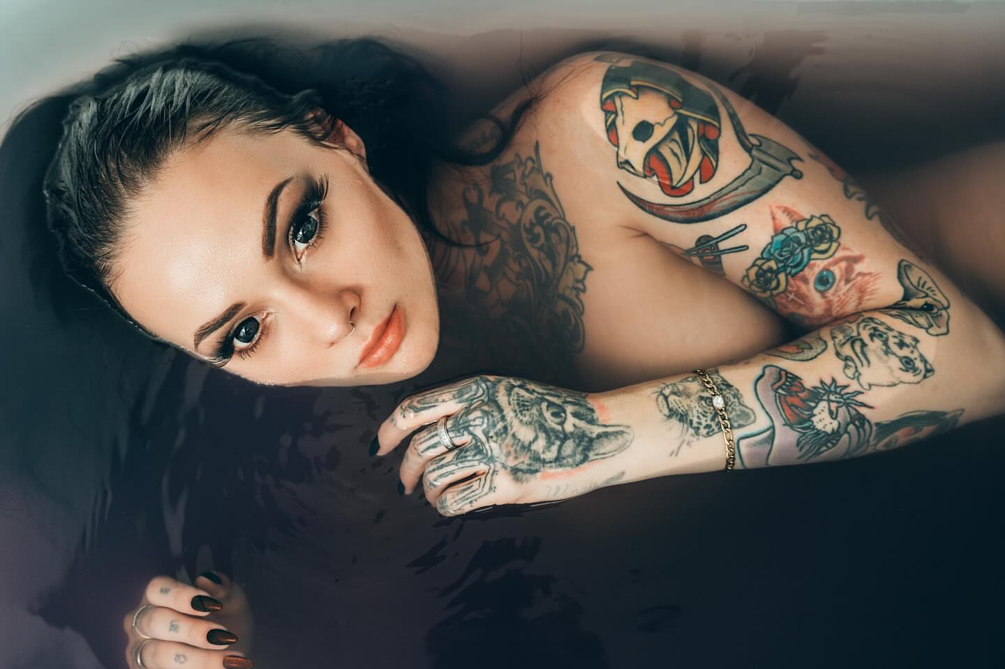 Tattoo by @darlindawntattoos — american_traditional, black_and_grey