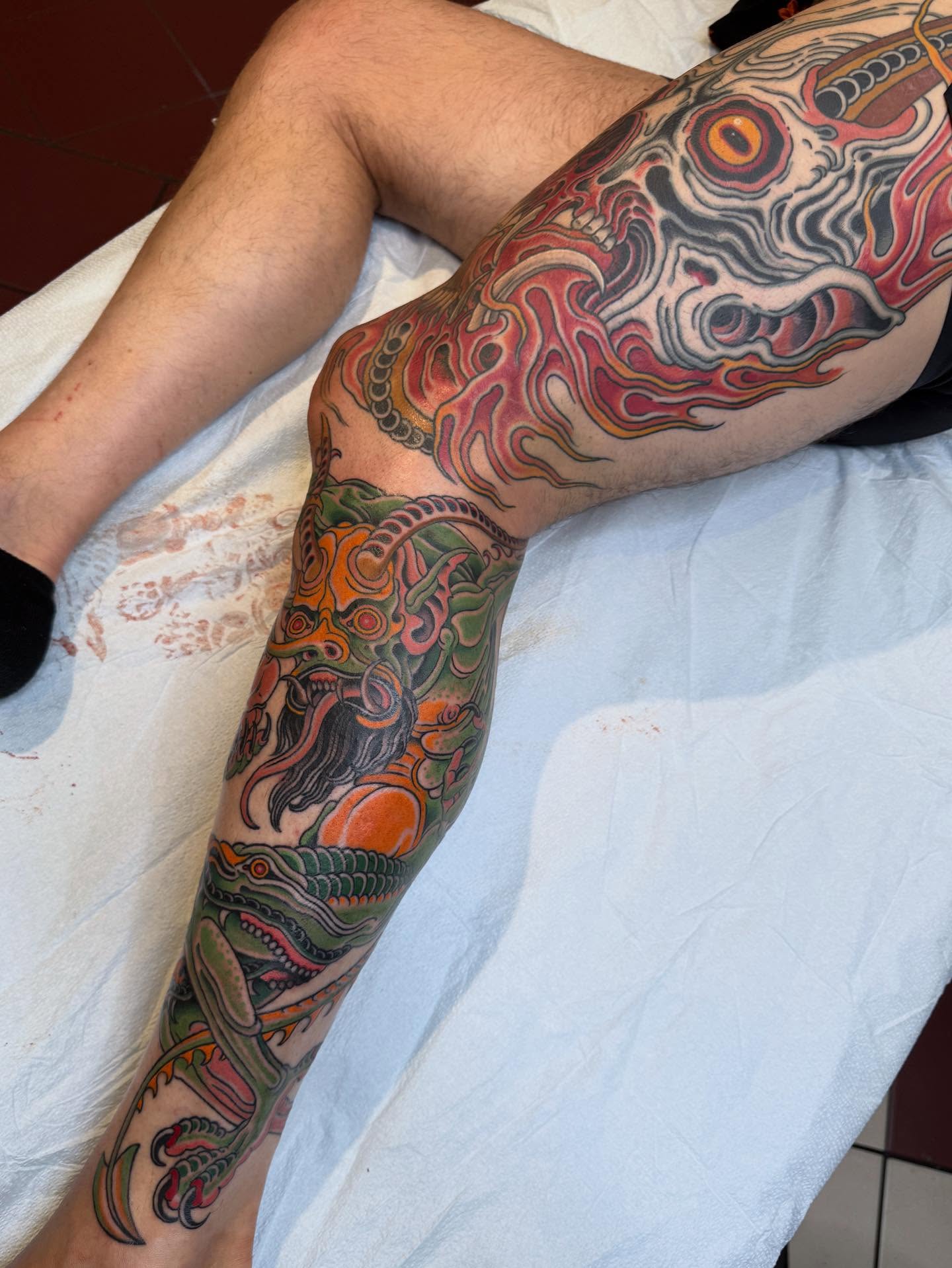 Tattoo by @dereknoble36 — japanese_irezumi
