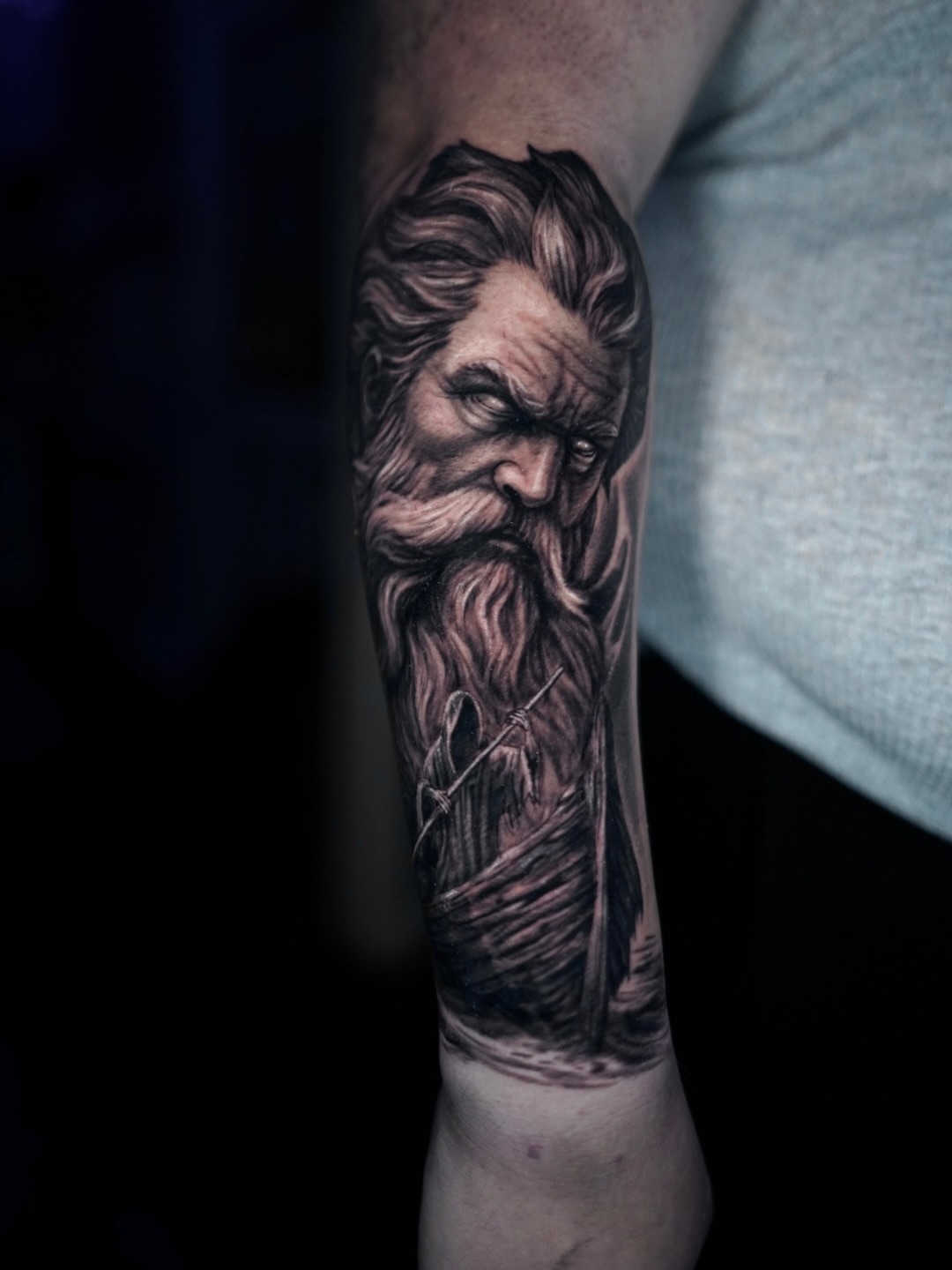 Tattoo by @devinmullentattoos — realism, dark_realism
