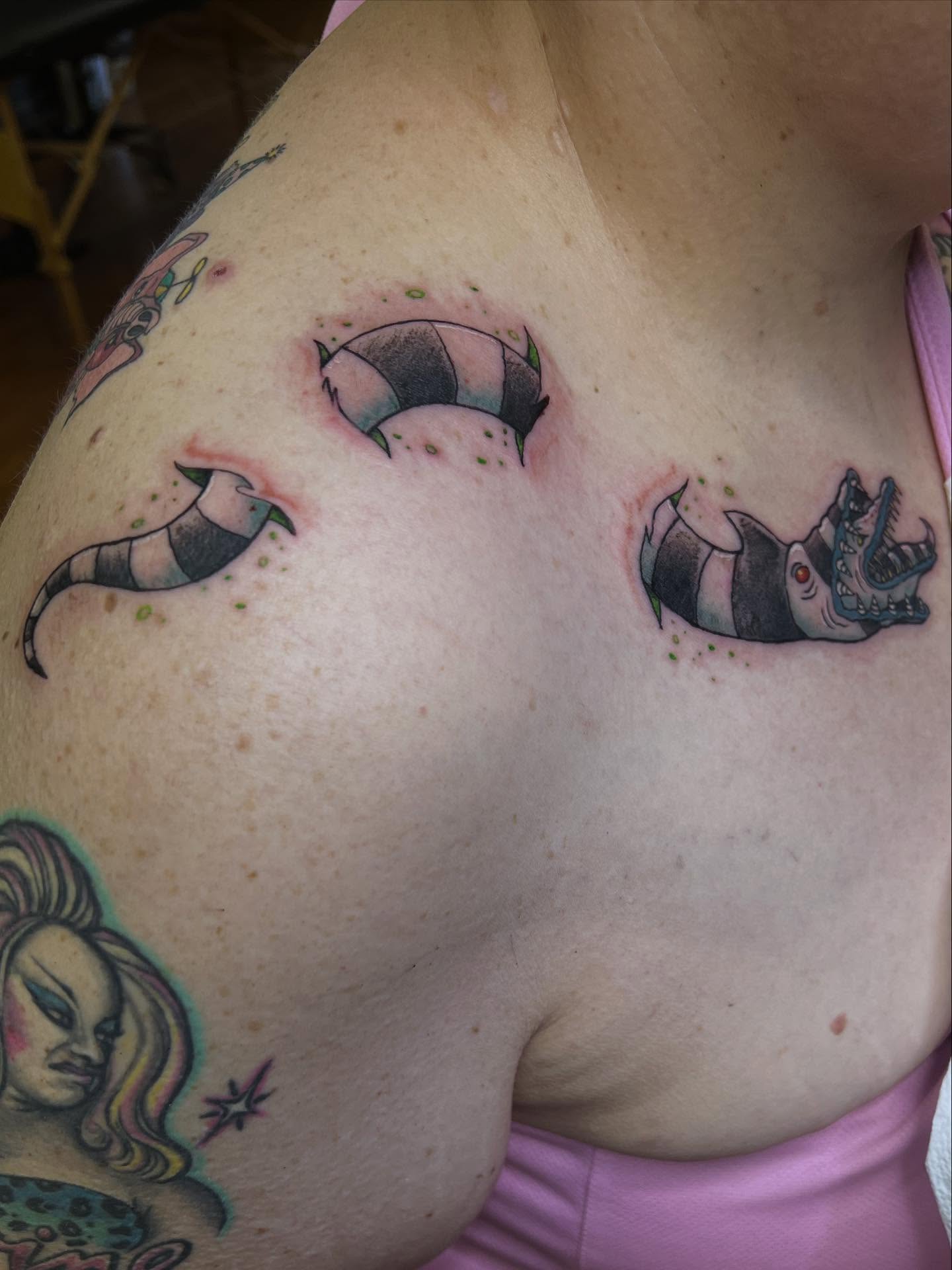 Tattoo by @acampart β new_school