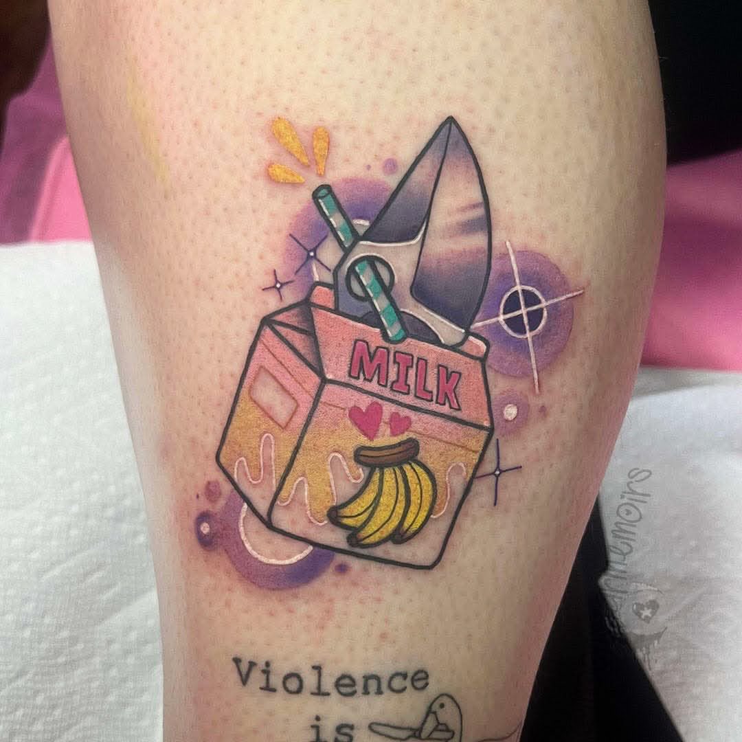 Tattoo by @moonstarmemoirs โ geometric, watercolor