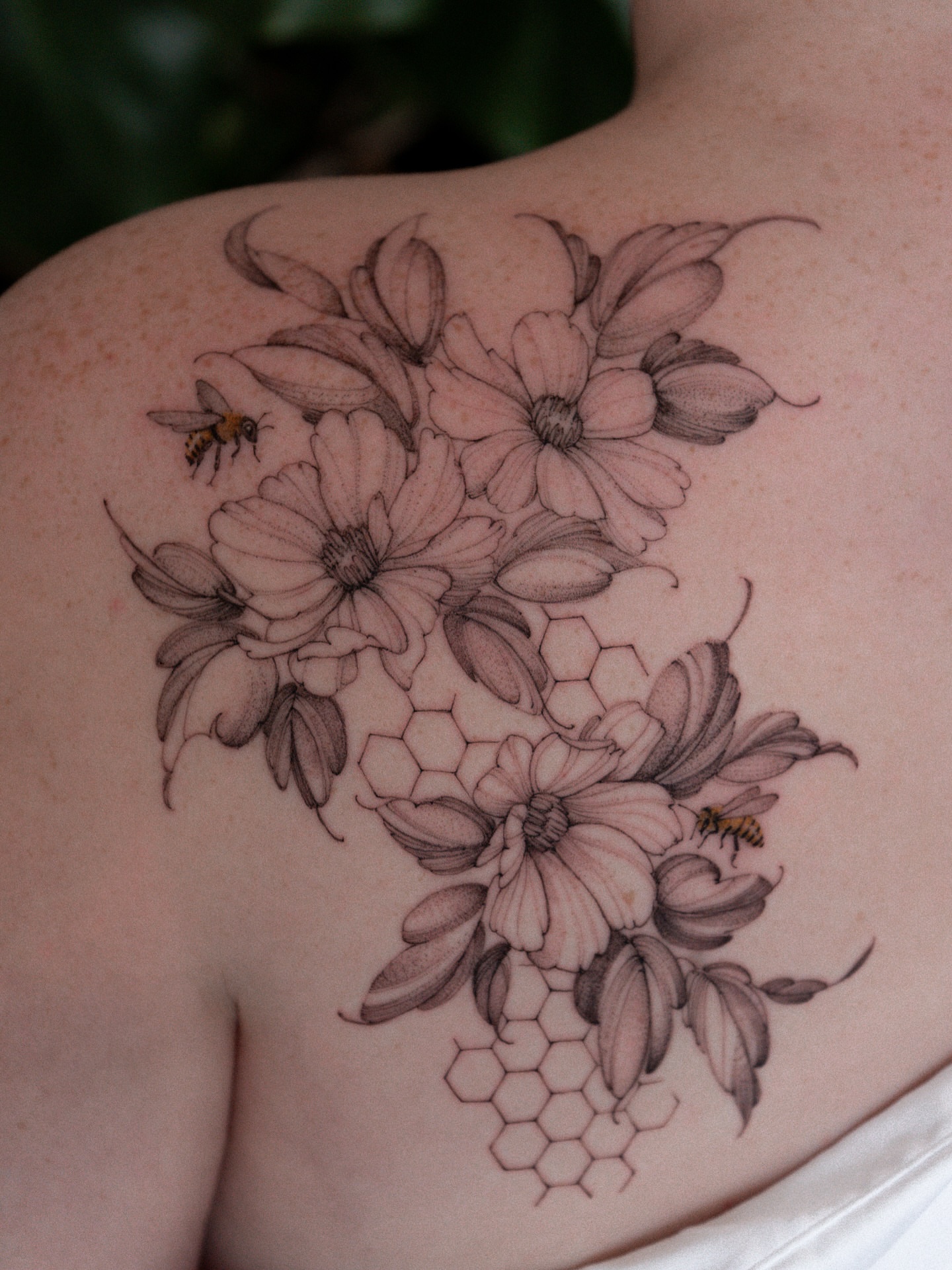 Tattoo by @aldoshyna_t — black_and_grey, realism