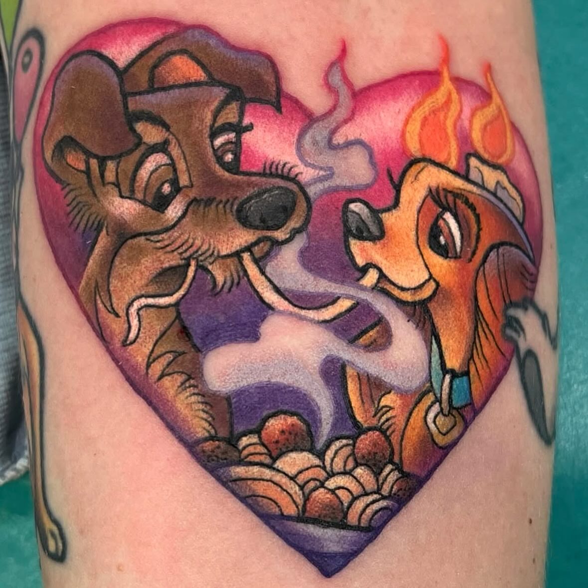 Tattoo by @la_ciscolita — american_traditional, dotwork