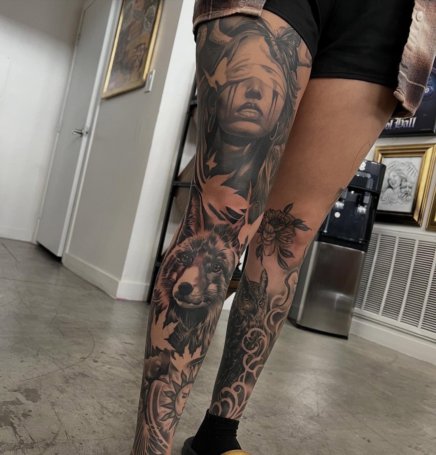 Tattoo by @bigtoons21 — realism, black_and_grey