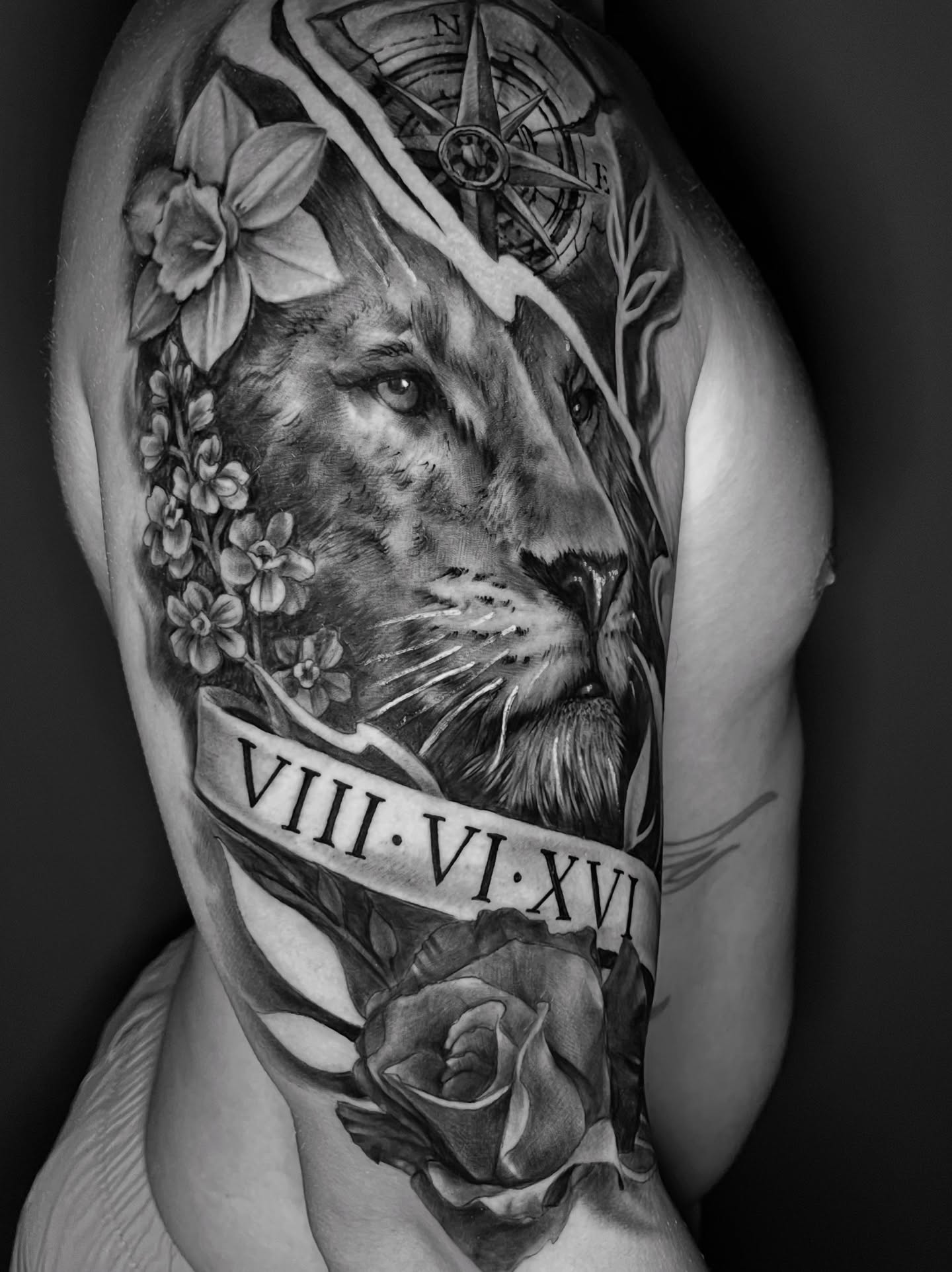 Tattoo by @tony.wilson.tattoos — realism, black_and_grey