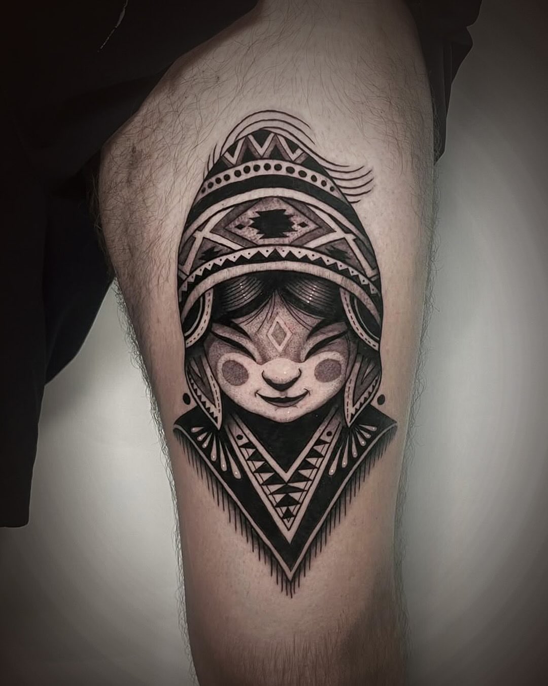 Tattoo by @rogerkampo — anime, tribal