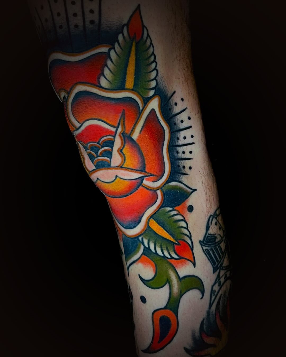 Tattoo by @rogerkampo — american_traditional