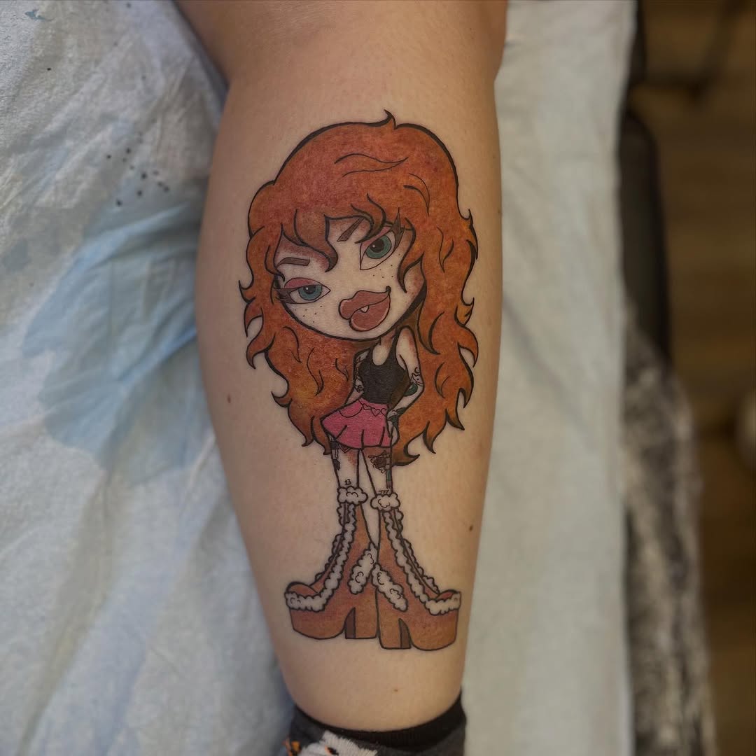 Tattoo by @lilacmourningink — new_school