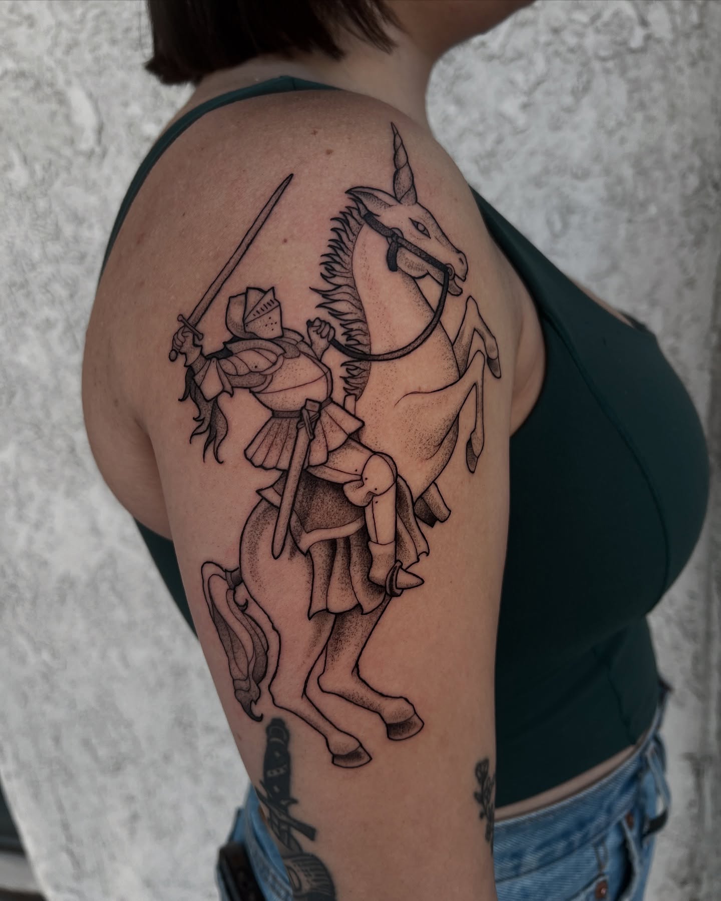 Tattoo by @lordovflies — dotwork